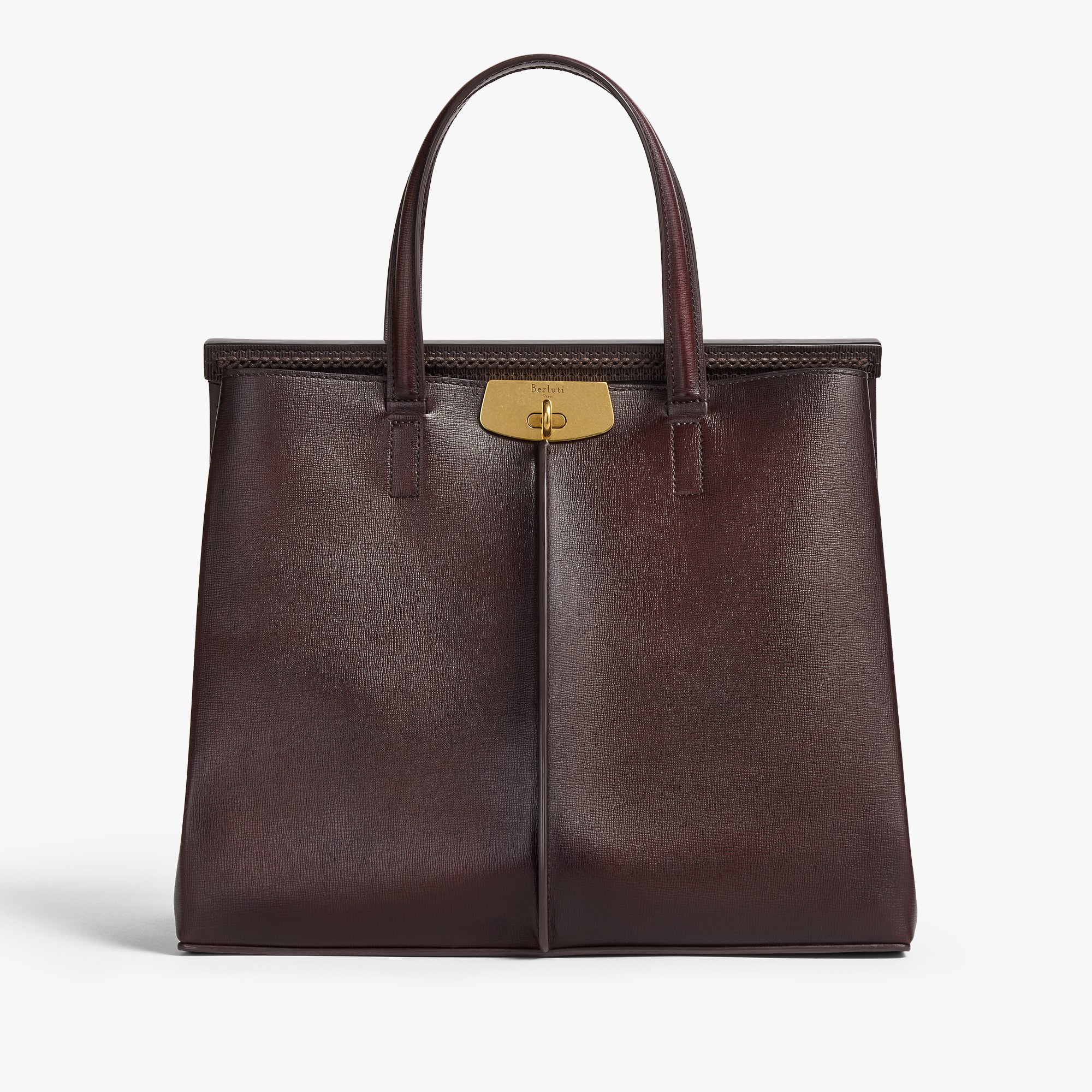 Luti 38 Tote Bag In Leather, MADURO, hi-res