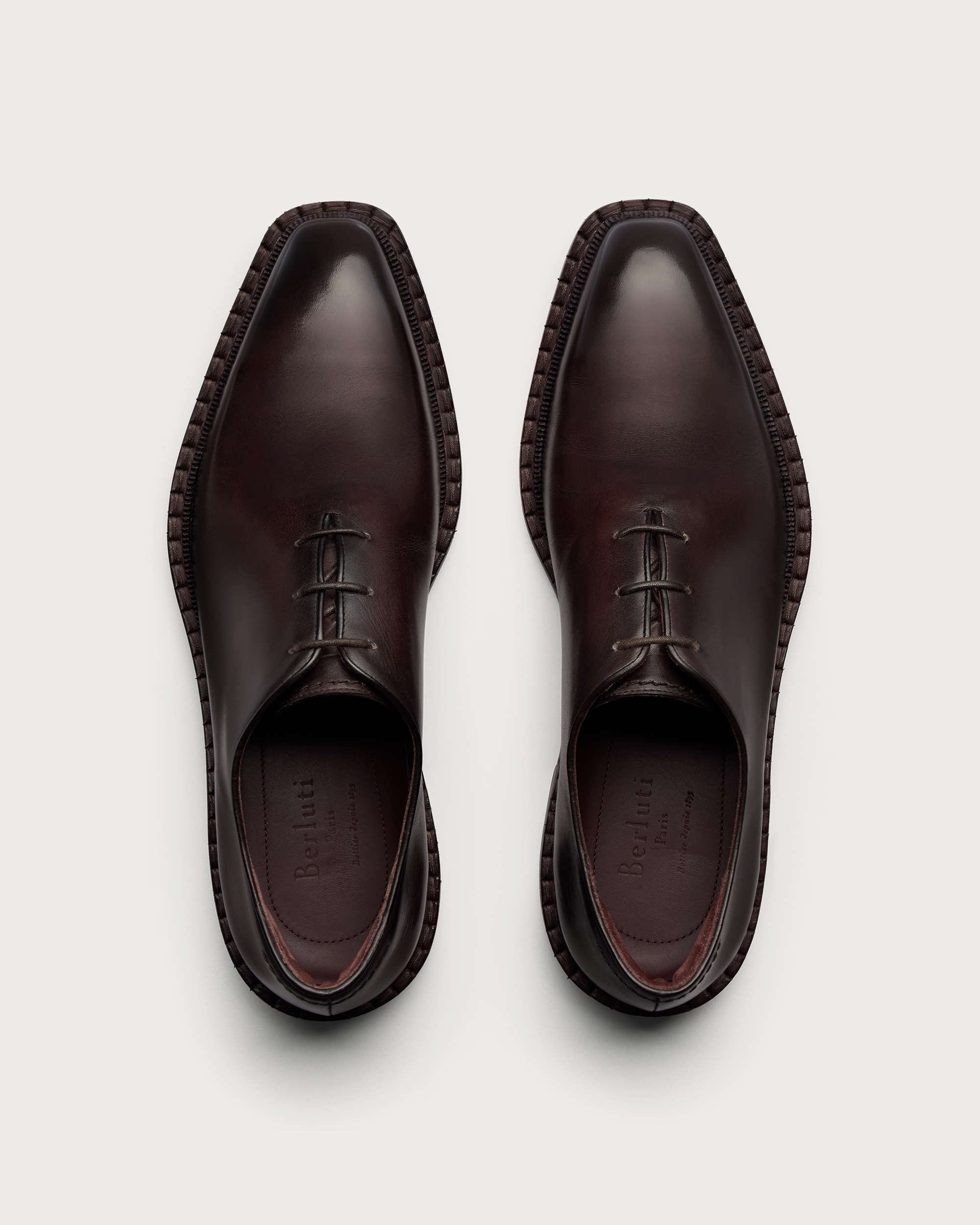 Berluti demesure ベルルッティ　デムジュール　青紫 Berluti ベルルッティ アレッサンドロ デムジュール オックスフォード