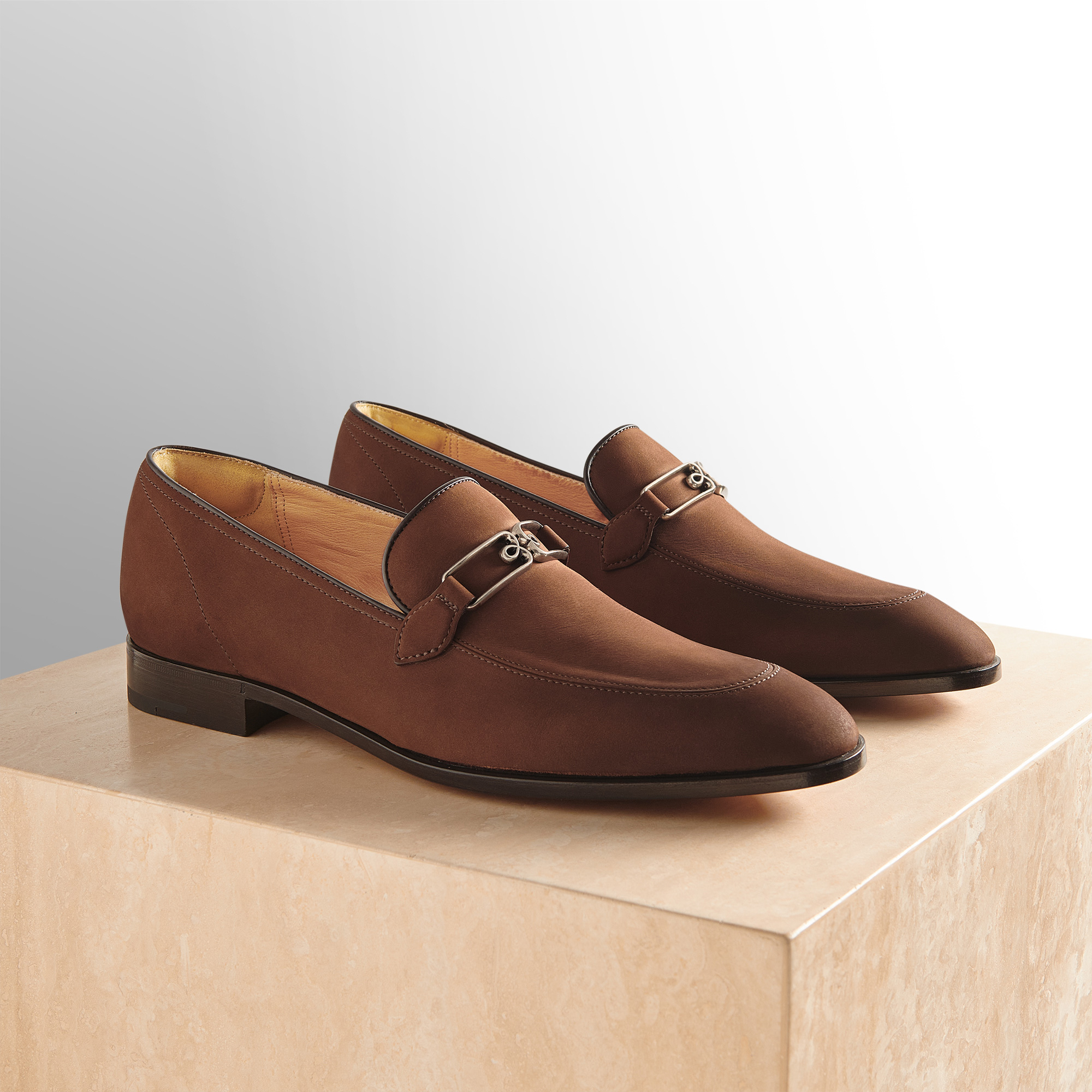 Nubuck loafers sale