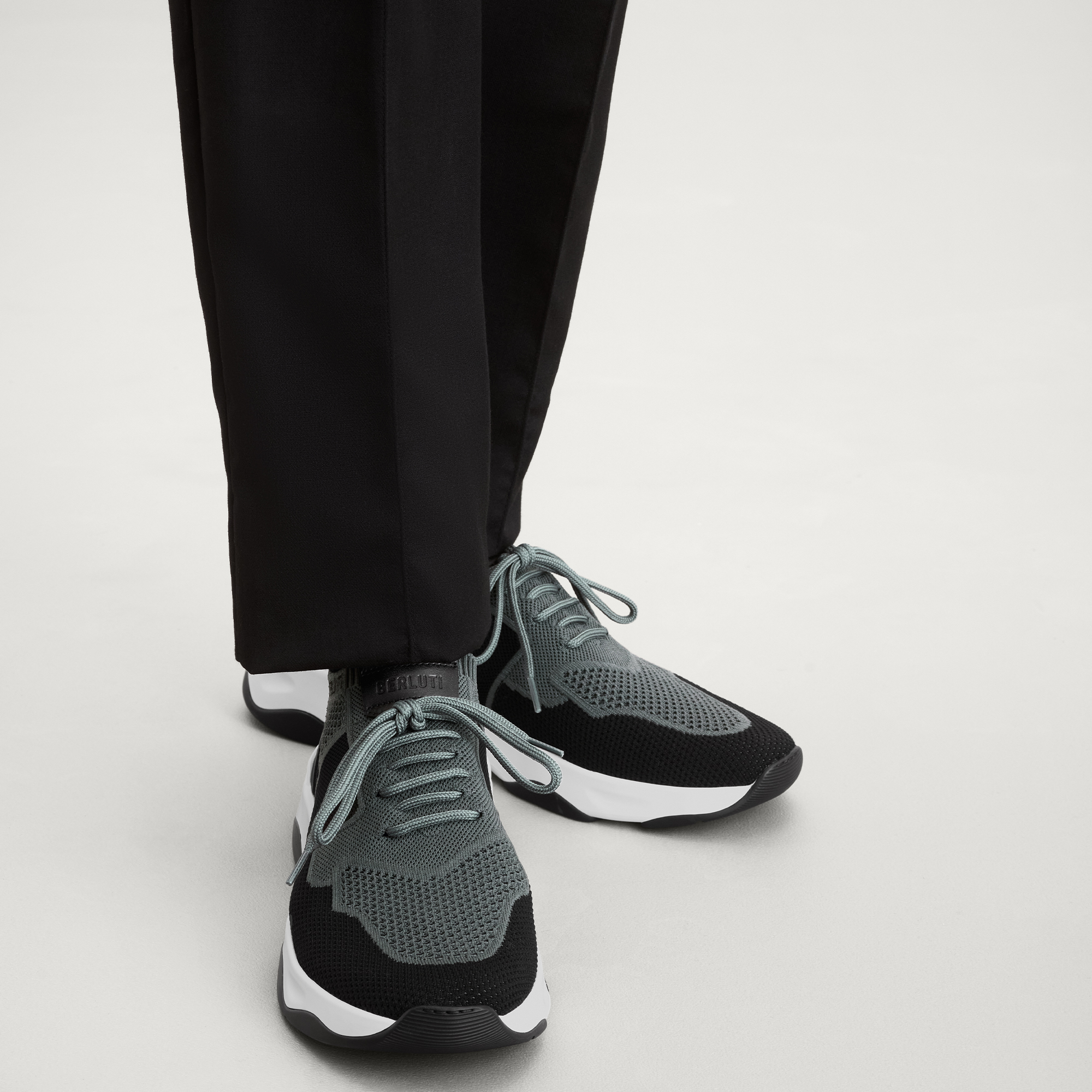 Shadow Knit And Lagoon Calf Sneaker | Berluti DE