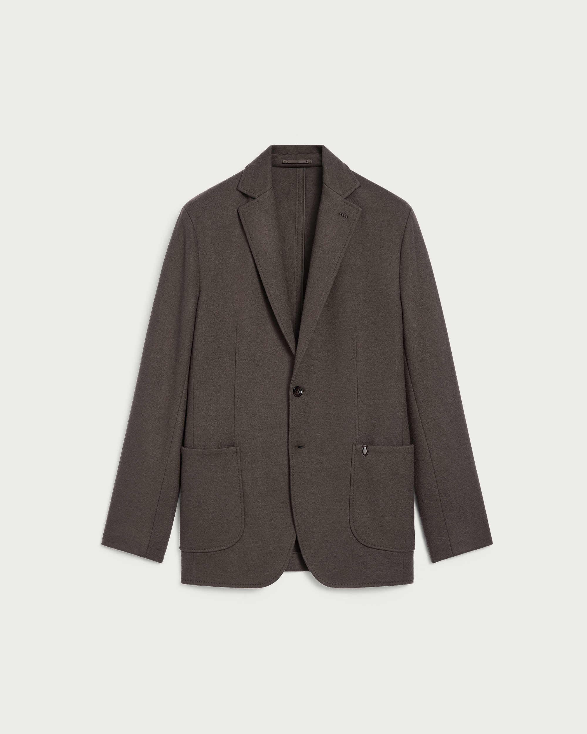 Berluti カーフレザー テーラードジャケット イタリア製 牛革 46 レザーディテール ジャージー ジャケット | ベルルッティ JP