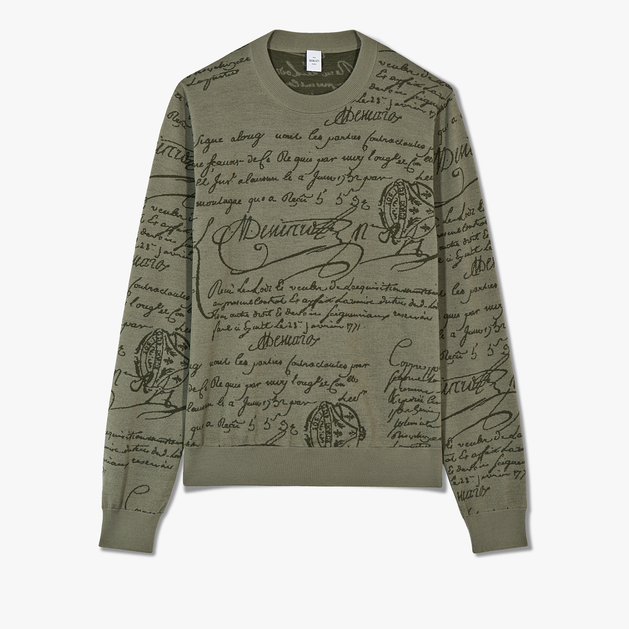 Scritto Sweater, GREYISH GREEN, hi-res
