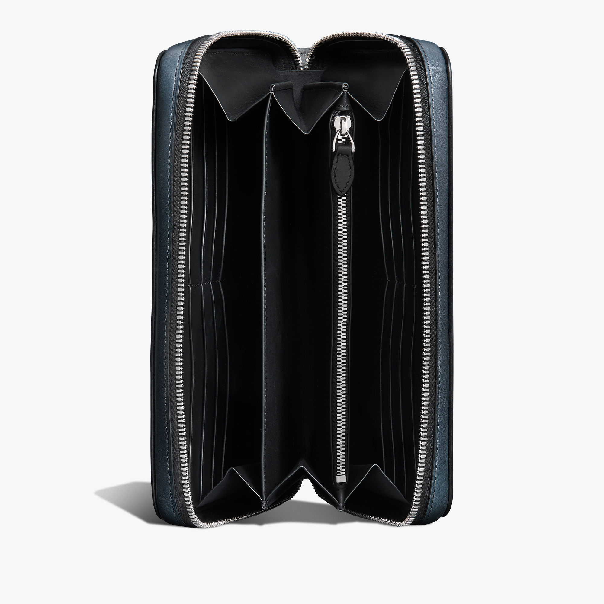 Itauba Wide Scritto Leather Long Zipped Wallet | Berluti US