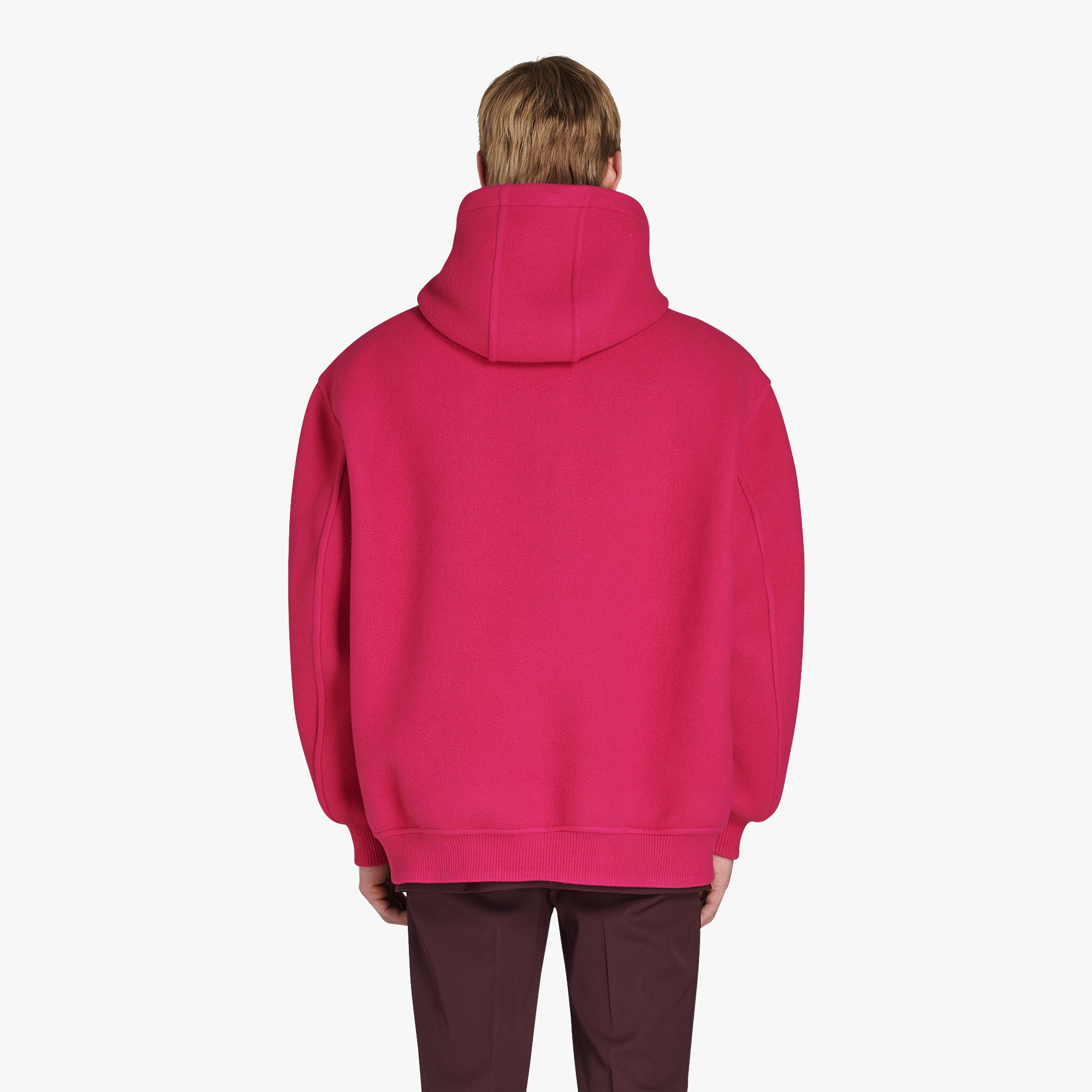 Oversized wool hoodie clearance