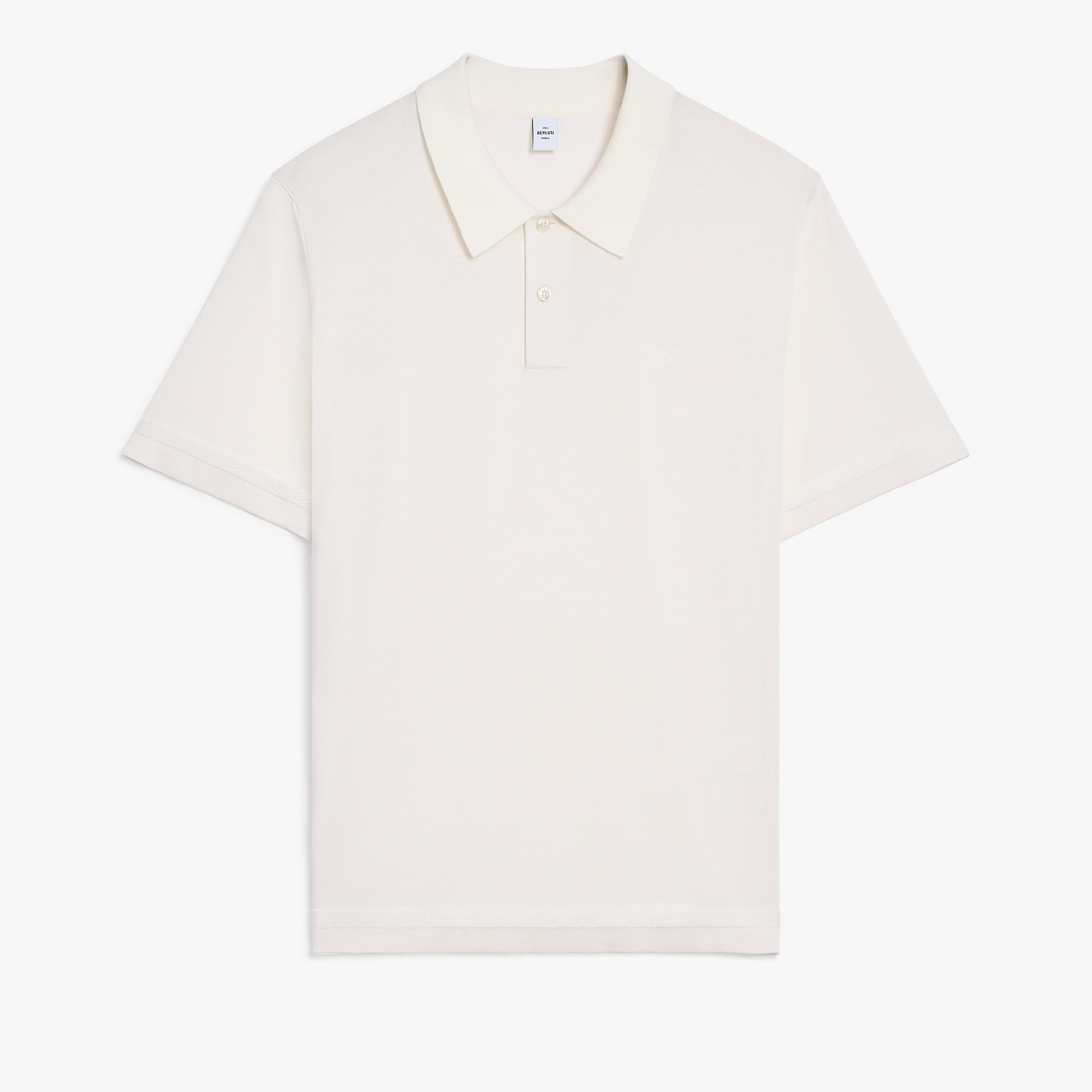B-Thabor Short Sleeves Polo, OFF WHITE, hi-res