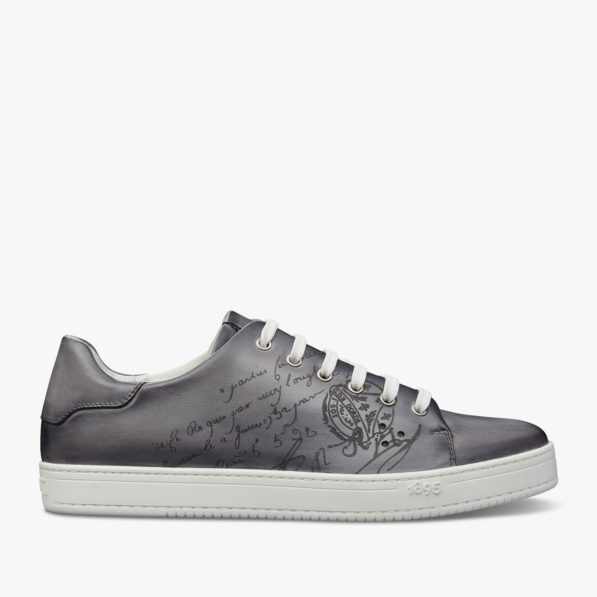 Playtime Scritto Leather Sneaker, LIGHT ALUMINIO, hi-res