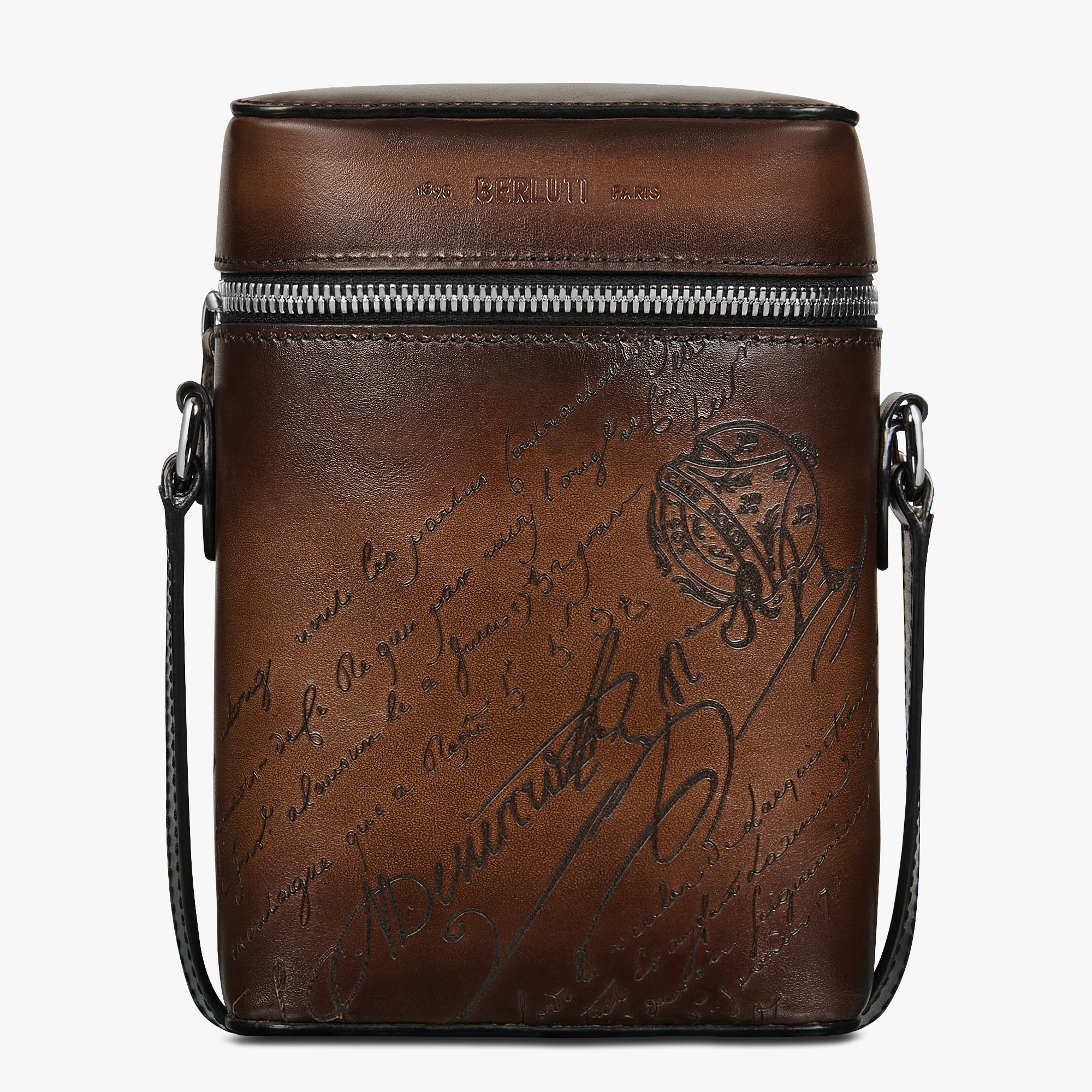 Free Scritto Swipe Leather Messenger, TDM INTENSO, hi-res