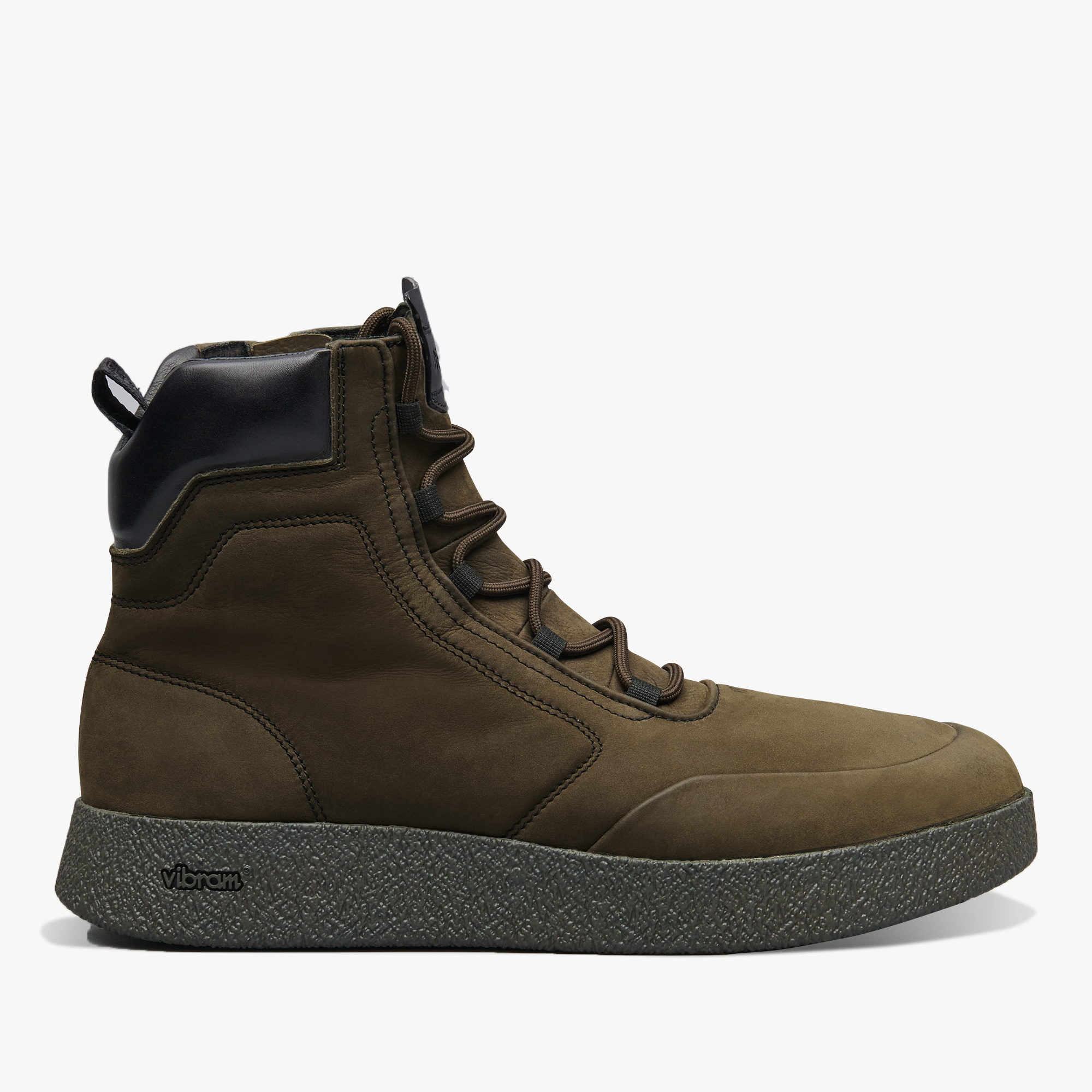 Outdoor Nubuck Leather Boot, MILITARI GREEN, hi-res