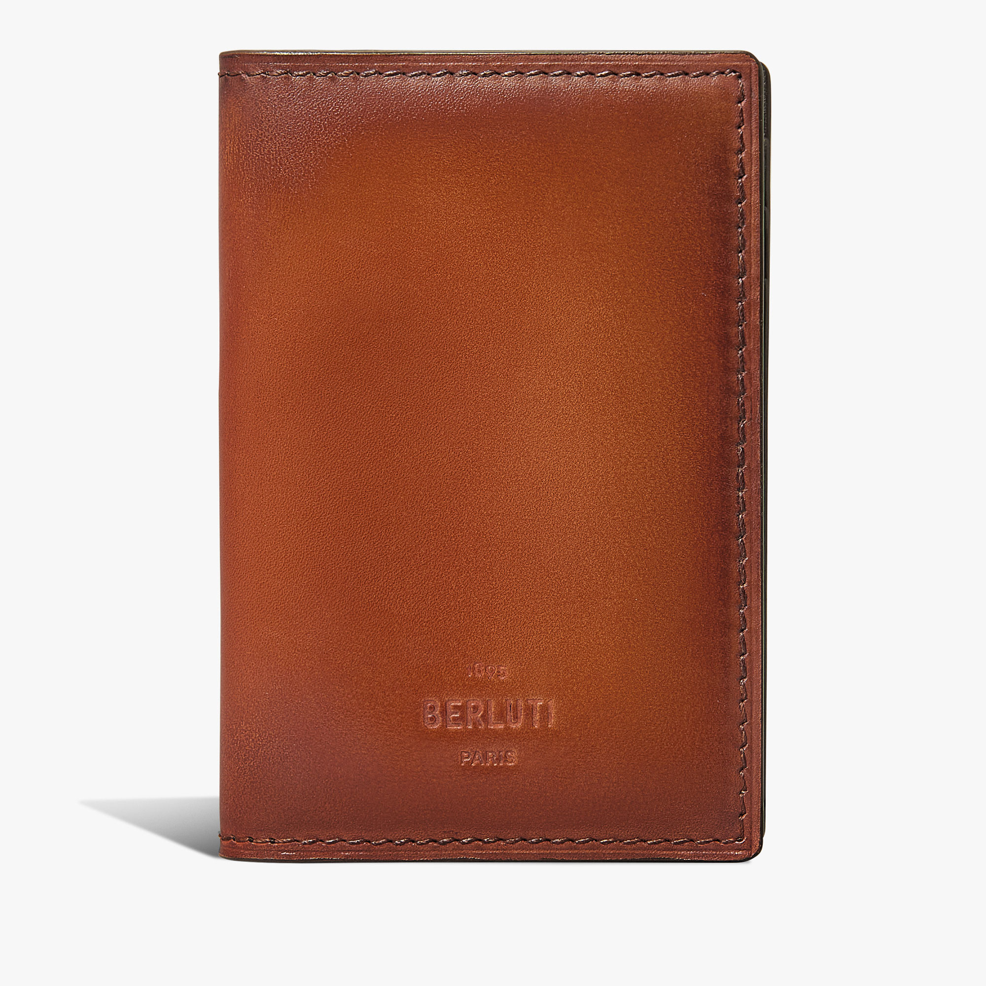 Jagua Leather Card Holder, ARANCIO VERMIGLIO, hi-res