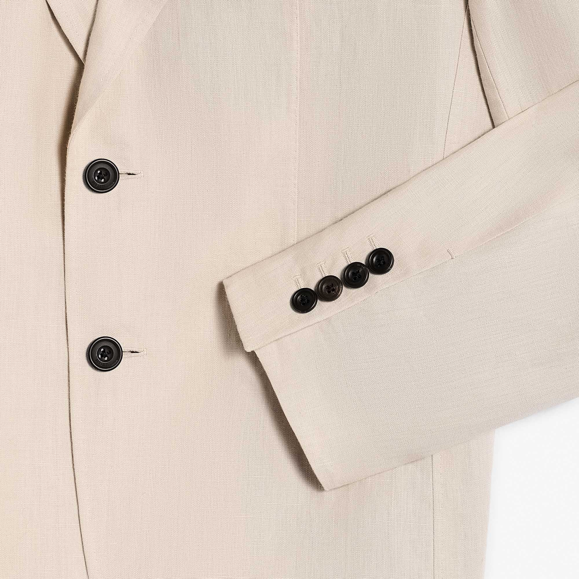 Light Summer Construction Linen Jacket | Berluti US