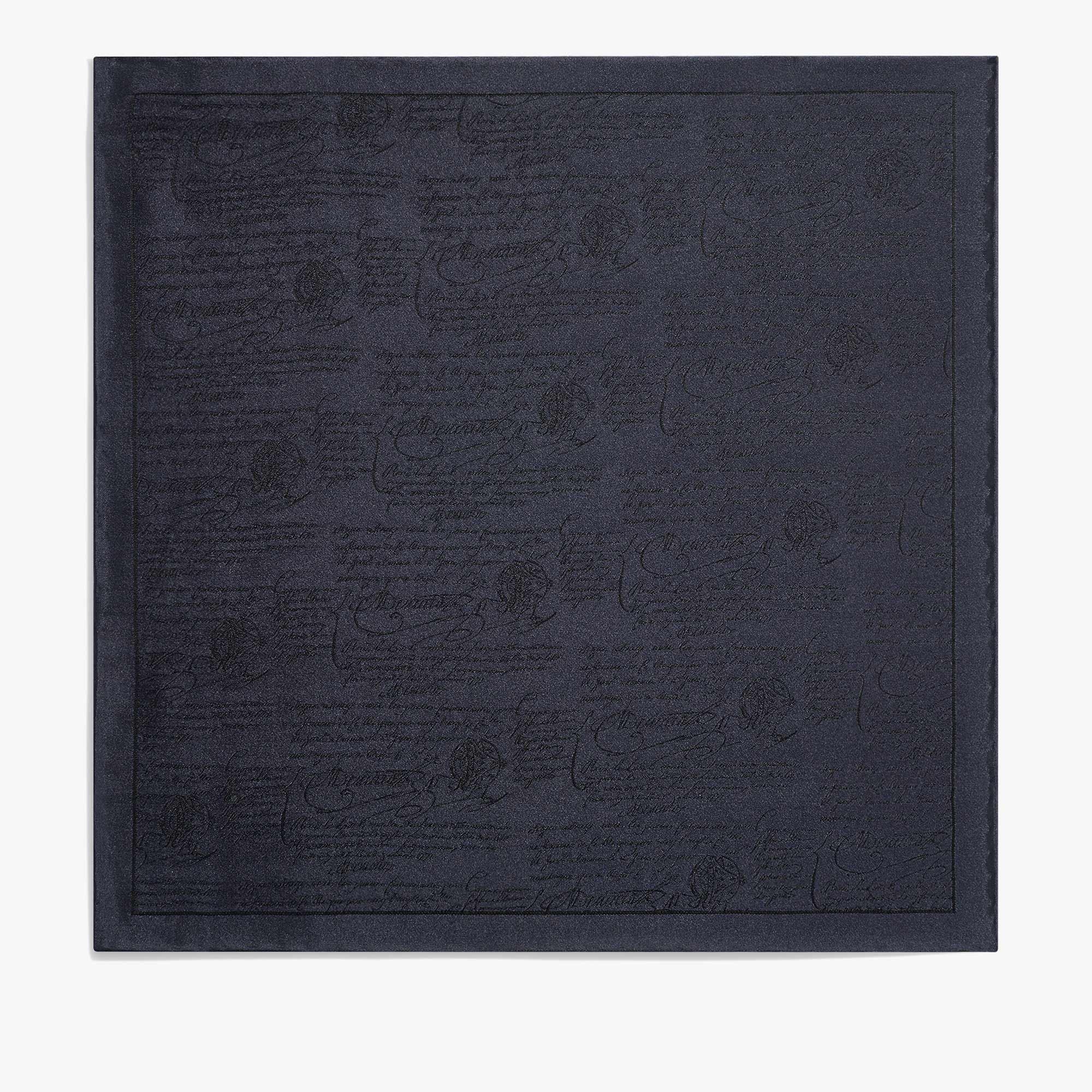 Scritto Handkerchief, COLD NIGHT BLUE, hi-res