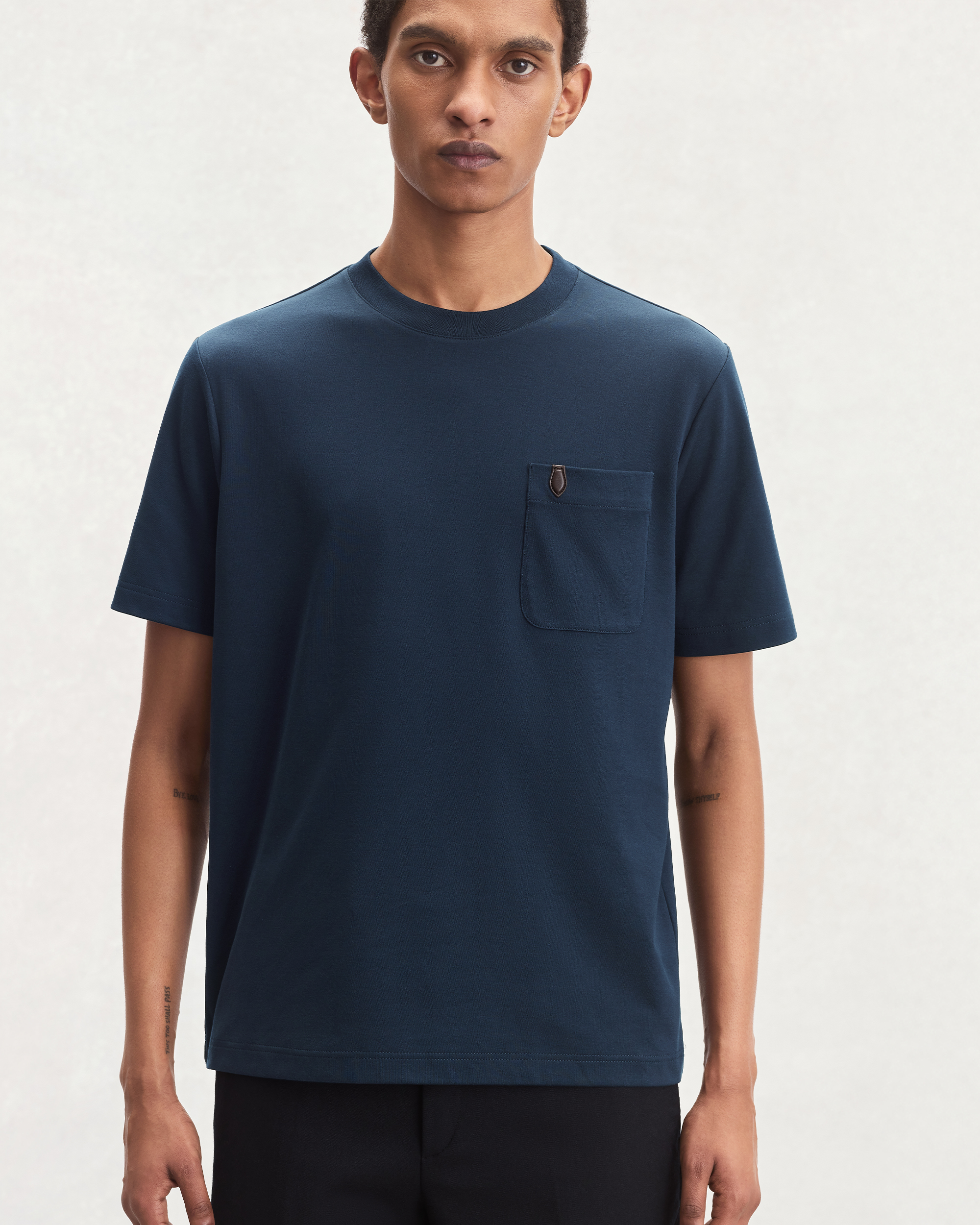 Pocket T-shirt with Leather Detail | Berluti BE