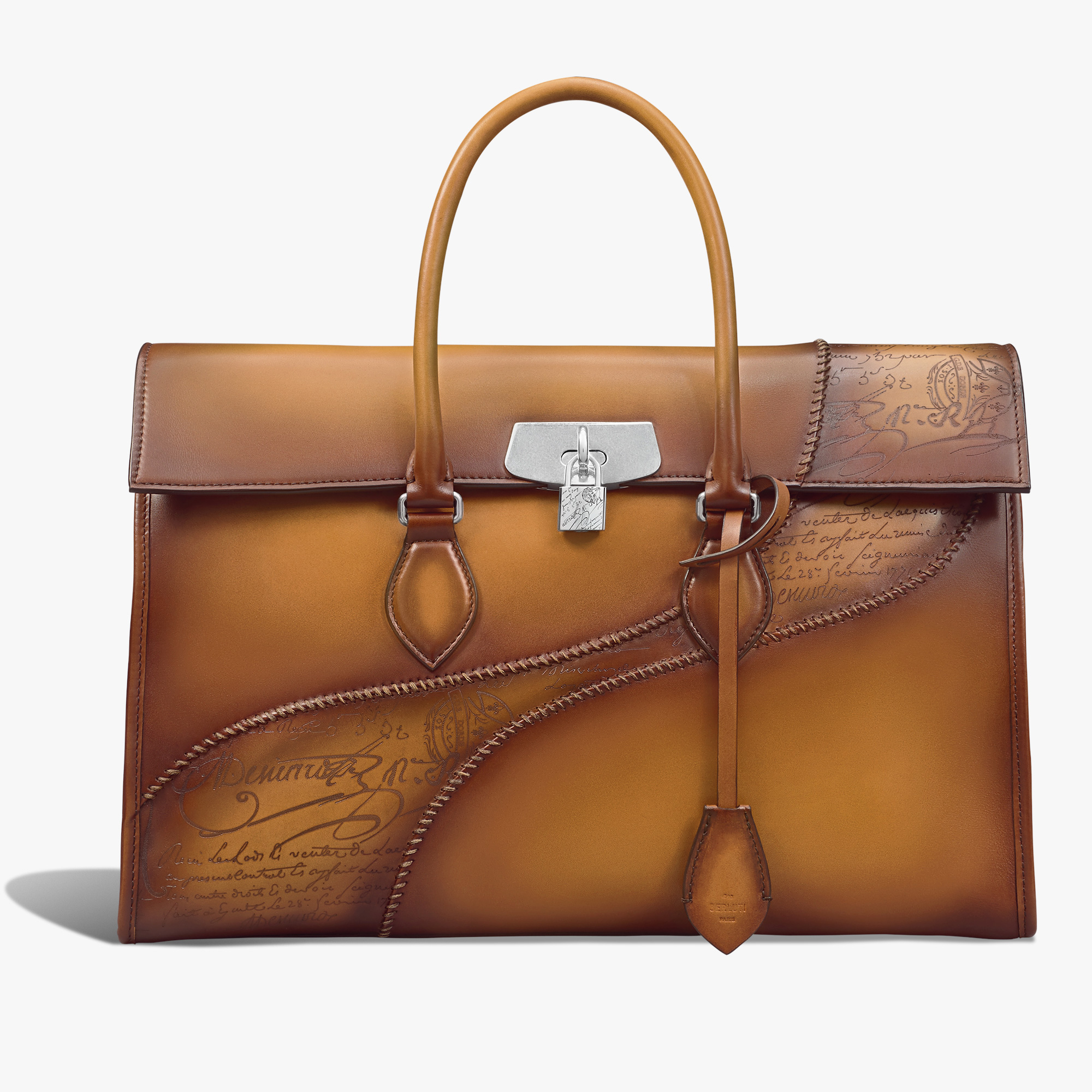【メーカー再生品】 E'mio Scritto Leather Briefcase | Berluti US バッグ