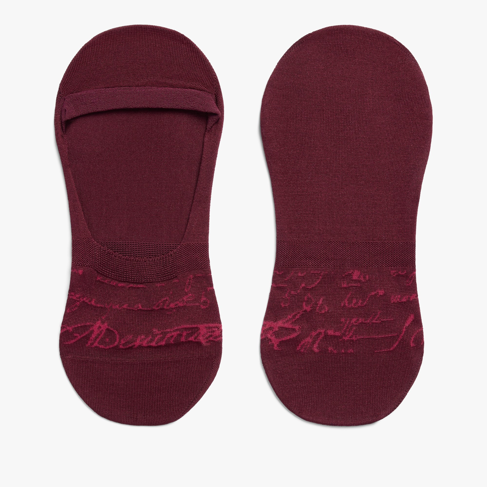 Shadow Cotton Ghost Socks, NERO BORDO, hi-res
