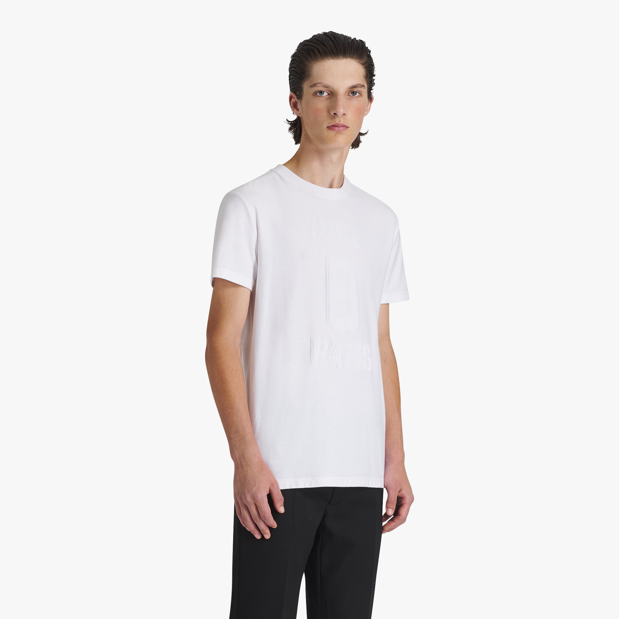 Cotton T Shirt With Terry Cloth Logo Berluti