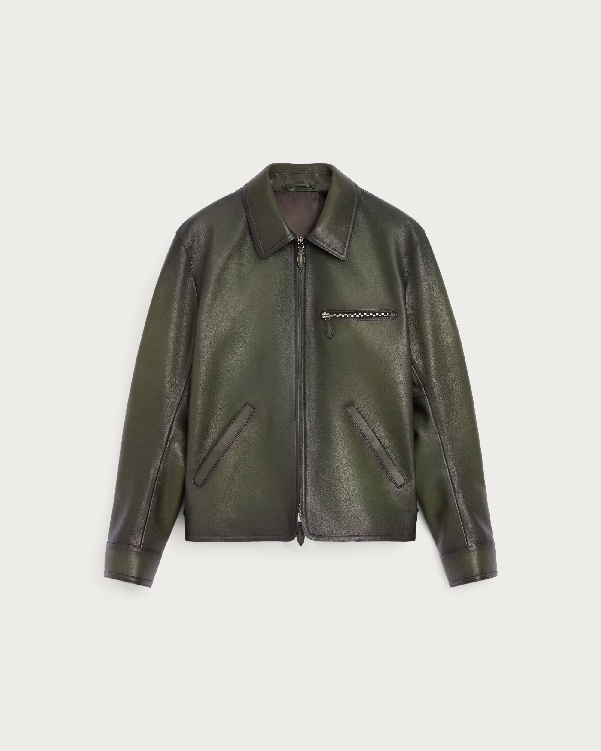 Leather Patina Un Jour Blouson