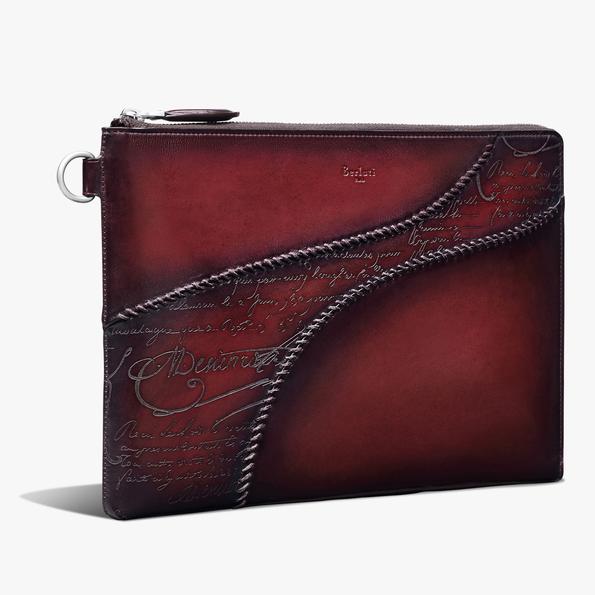 Santal Scritto Leather Long Wallet | Berluti IL