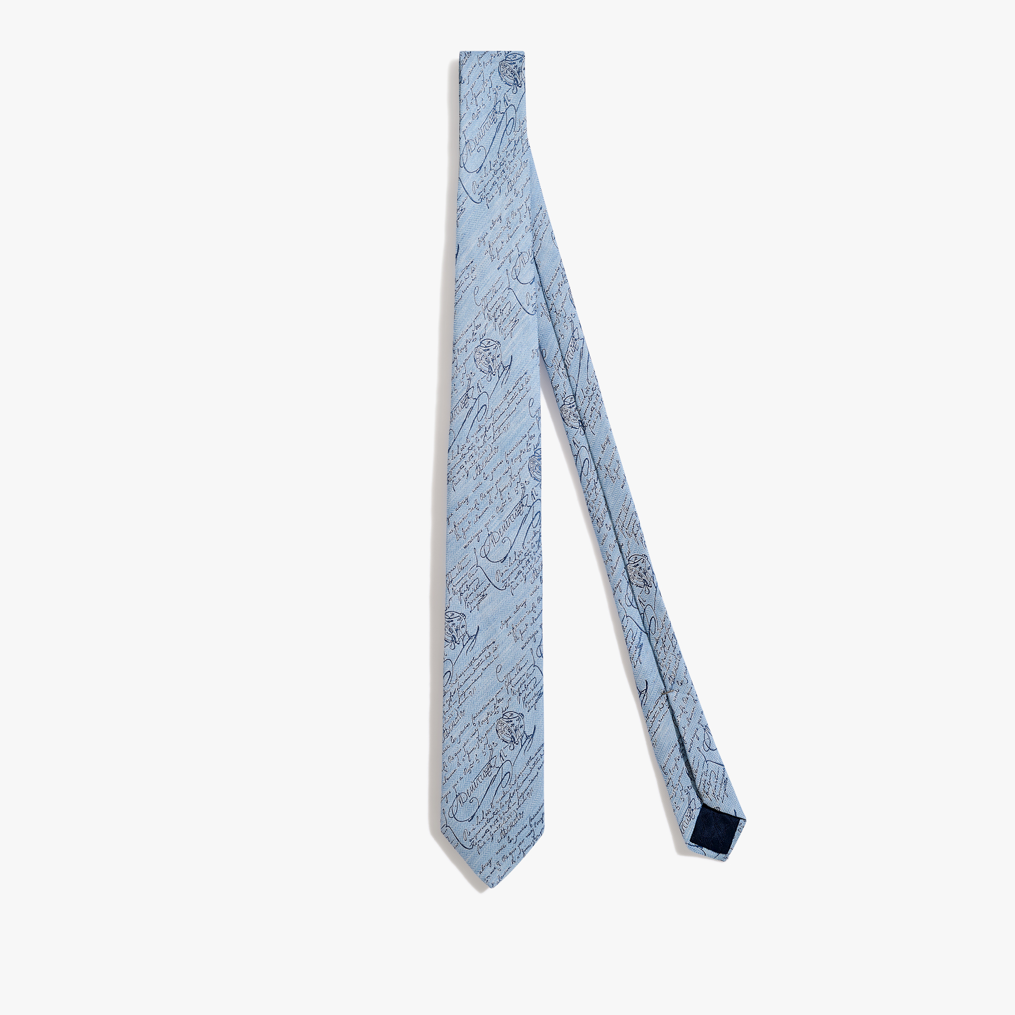 Classic Scritto Tie, SKY BLUE, hi-res