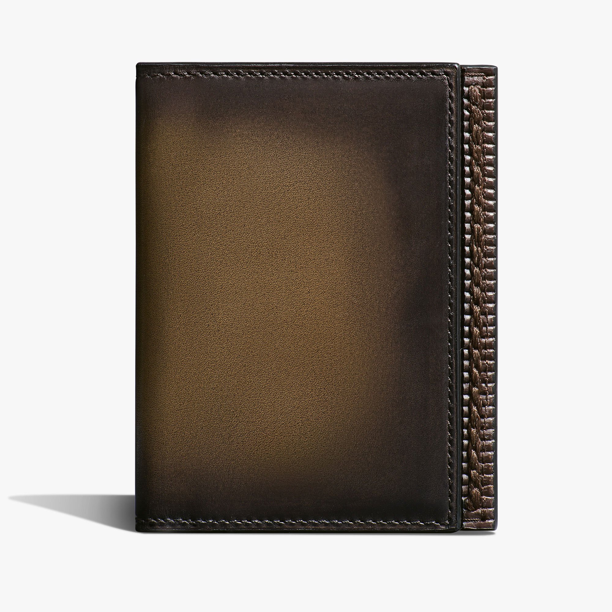 Jagua Leather Card Holder, NERO LEGNO, hi-res