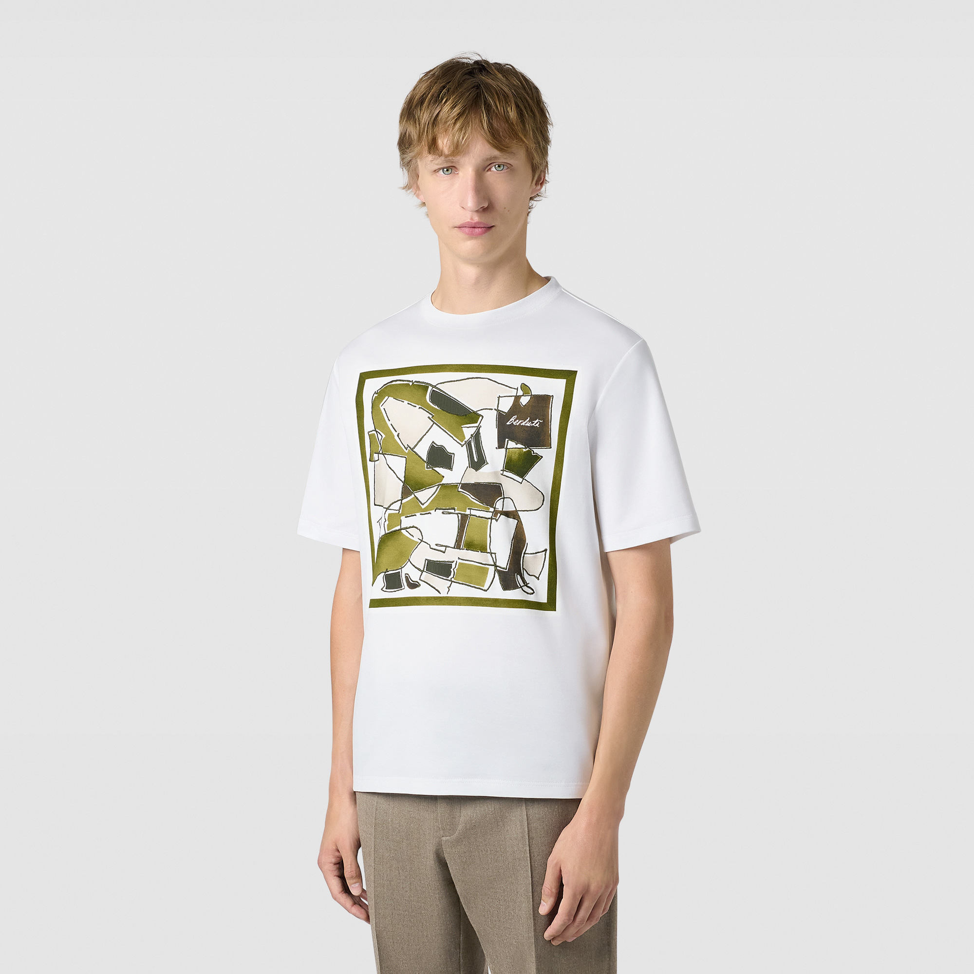 関税無【BERLUTI】コットンTシャツ シューカレッジTシャツ シュー カレッジ Tシャツ | ベルルッティ JP
