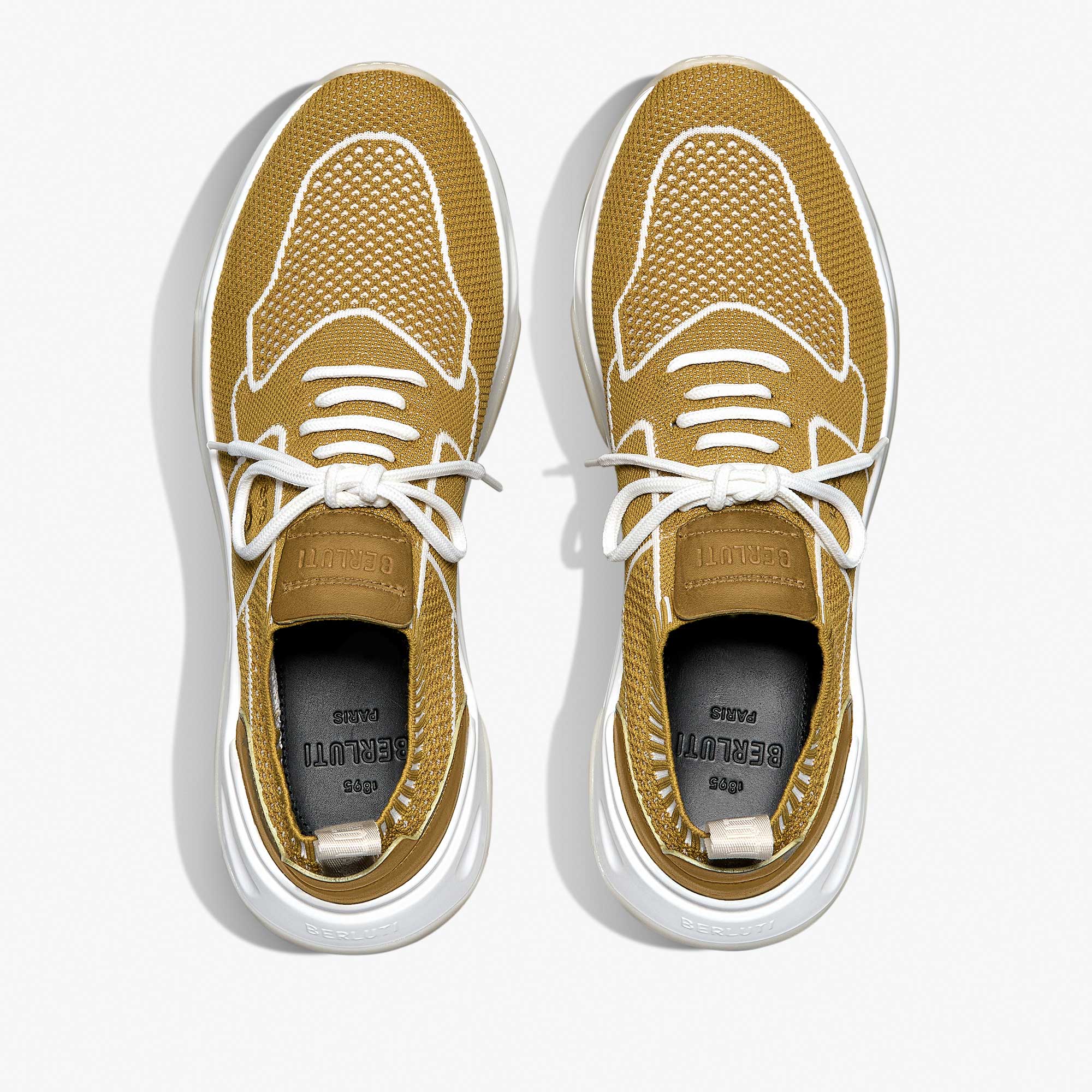 Shadow Knit And Calf Leather Sneaker | Berluti US Shadow Knit And Calf Leather Sneaker | Berluti US