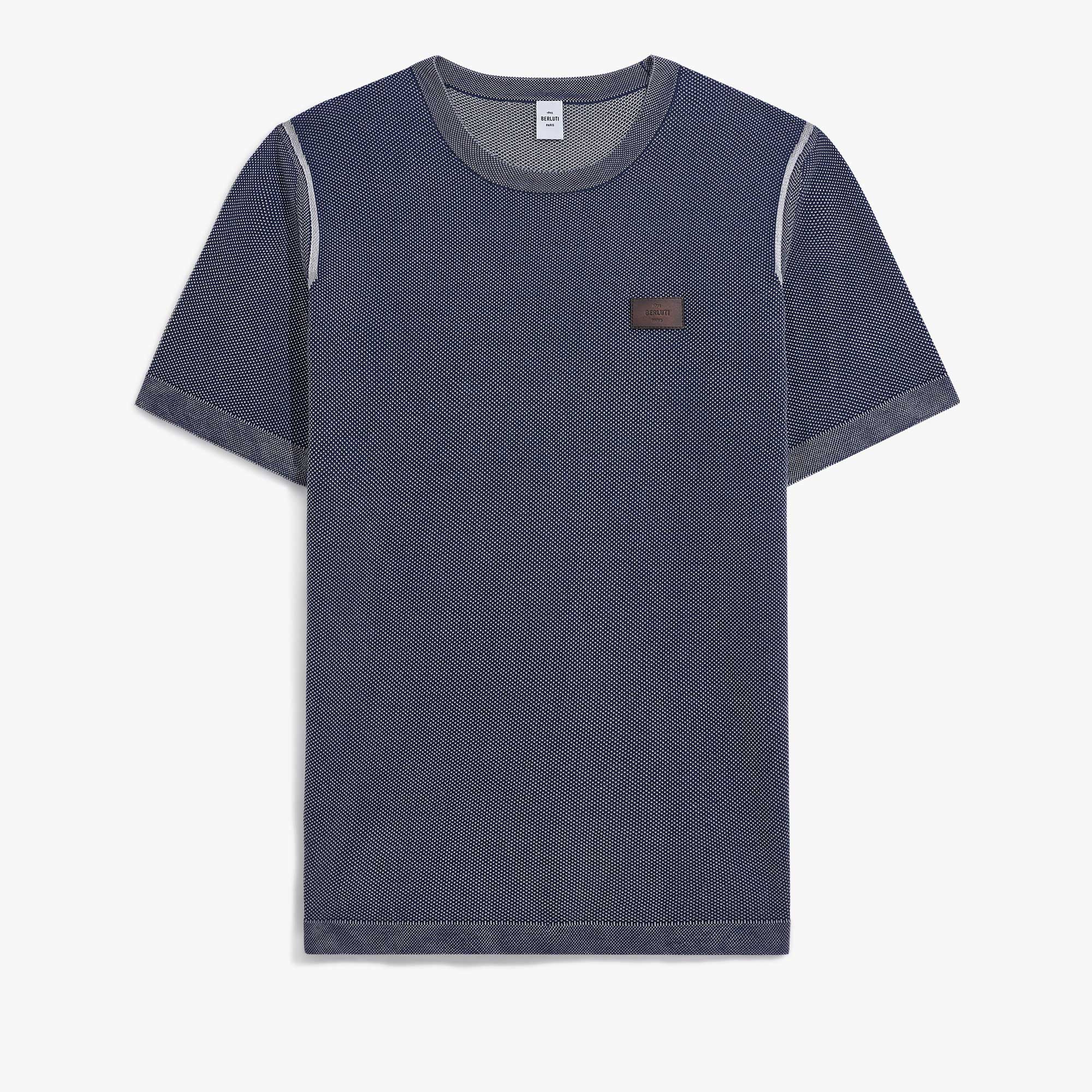 Light Shadow Short Sleeved Crewneck, LIGHT DUSTY BLUE, hi-res
