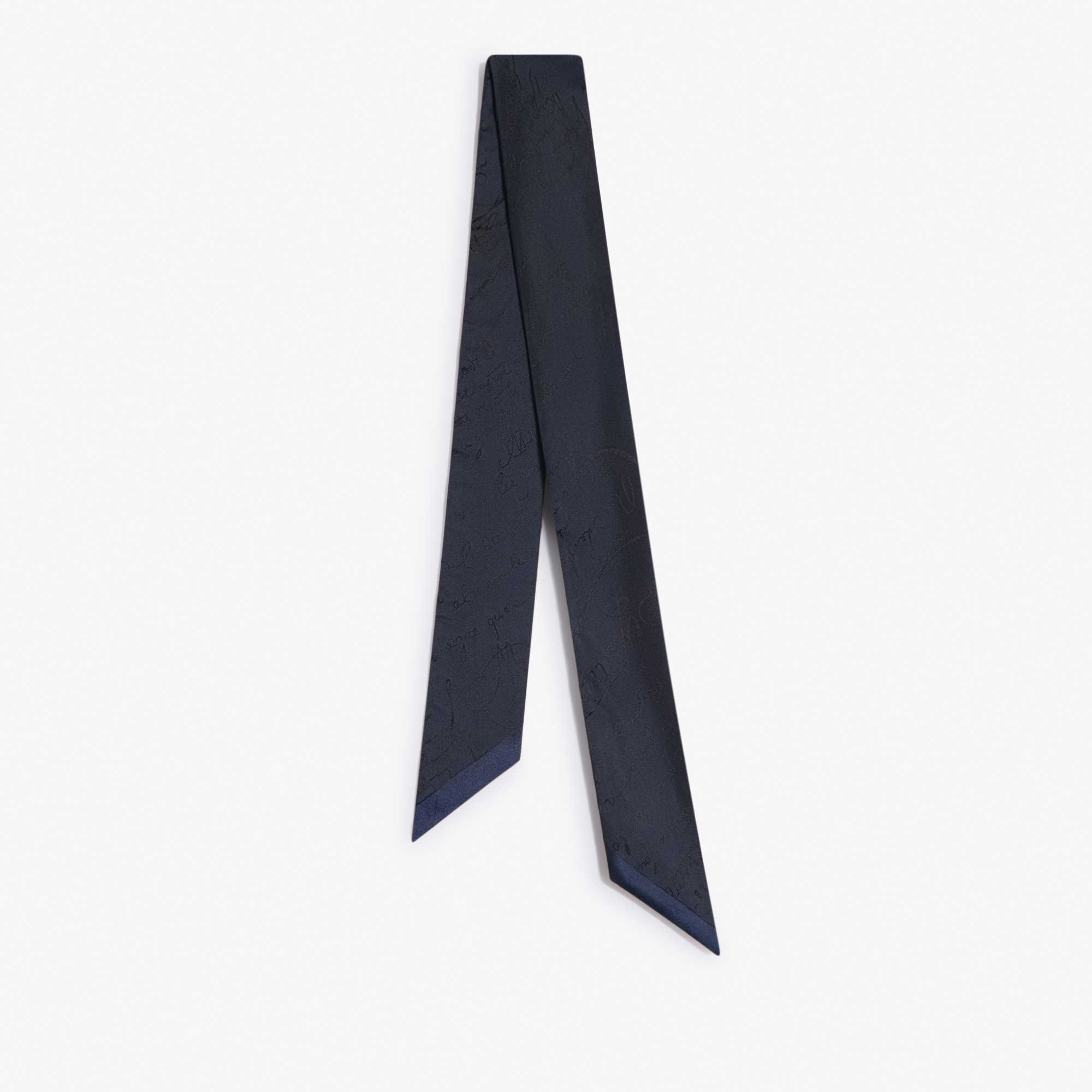 Scritto Bag Scarf, INDIGO DENIM, hi-res