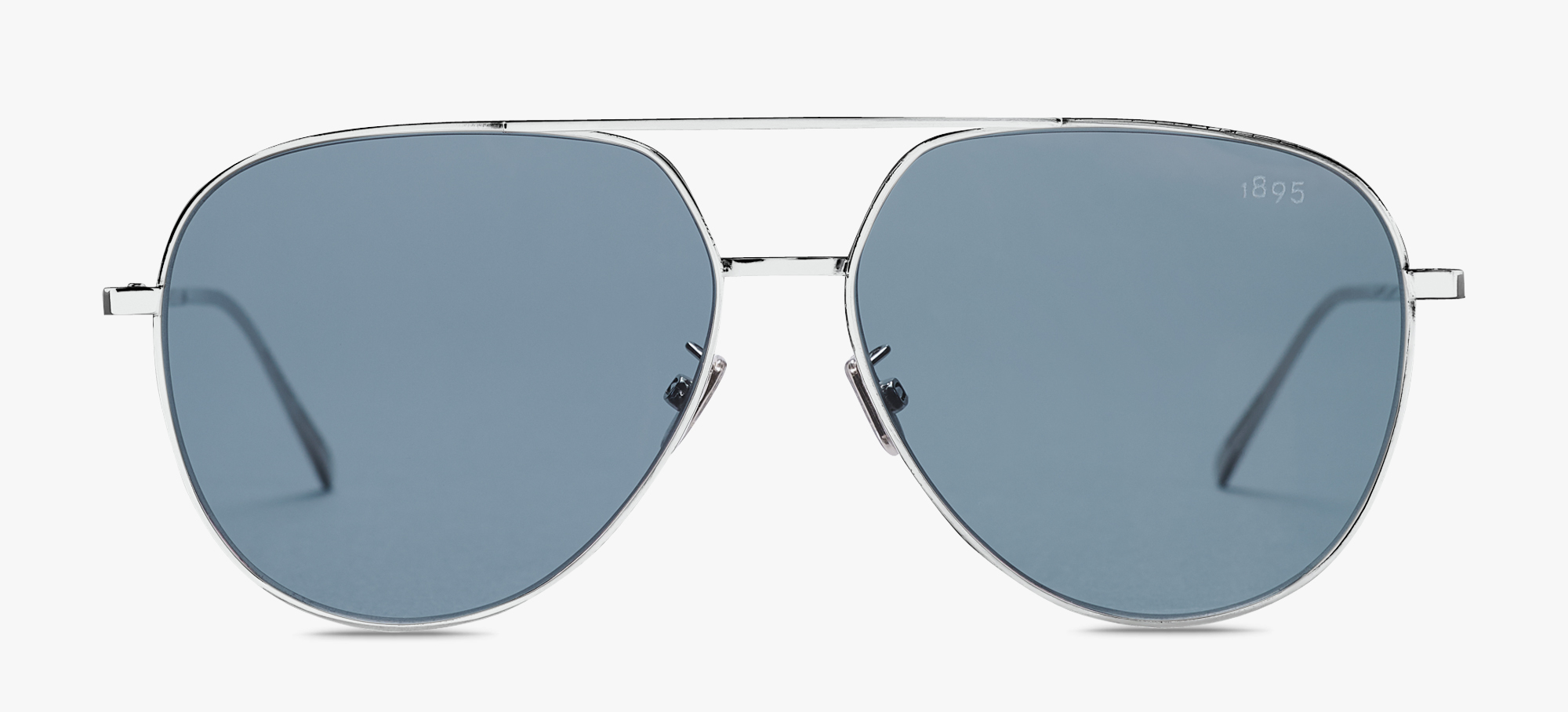 Glint Scritto Metal Sunglasses, SILVER + VINTAGE BLUE, hi-res