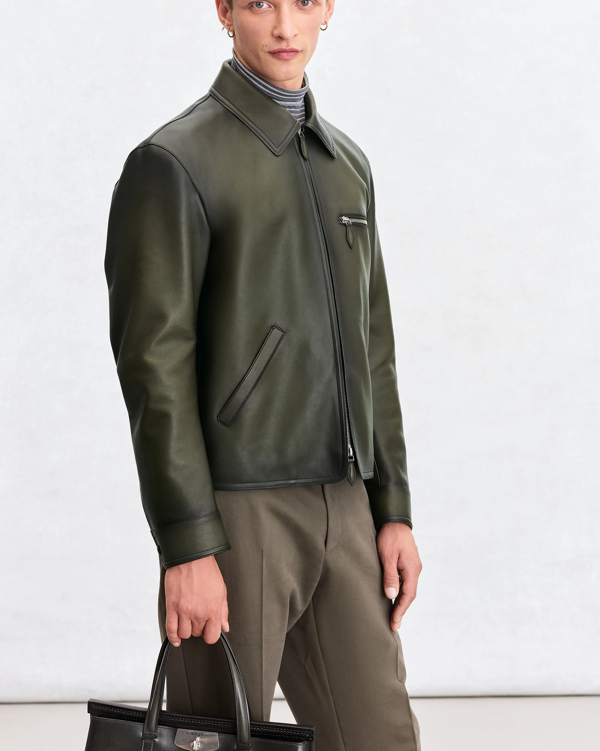 Leather Patina Un Jour Blouson | Berluti US