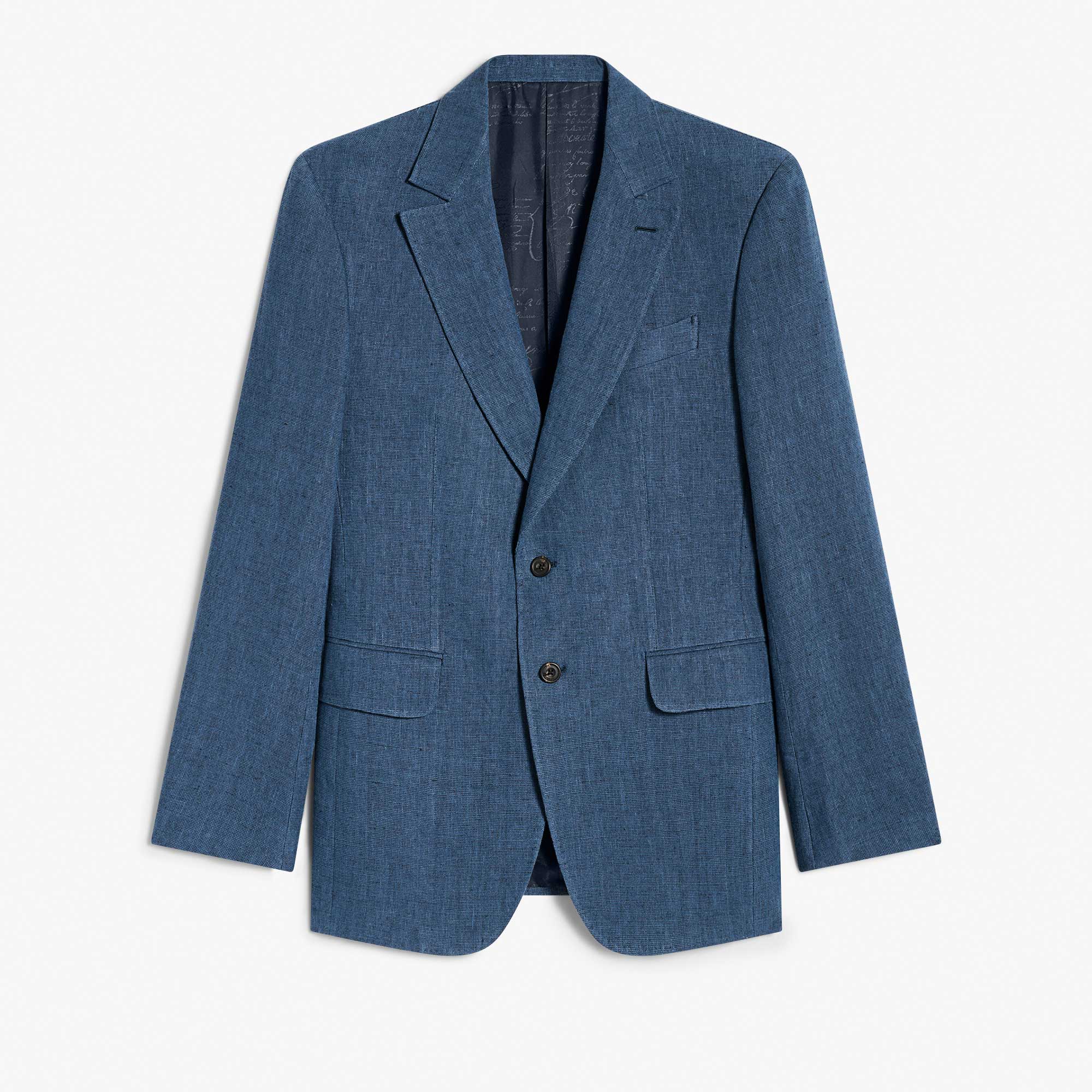 Soft Construction Linen Jacket | Berluti US
