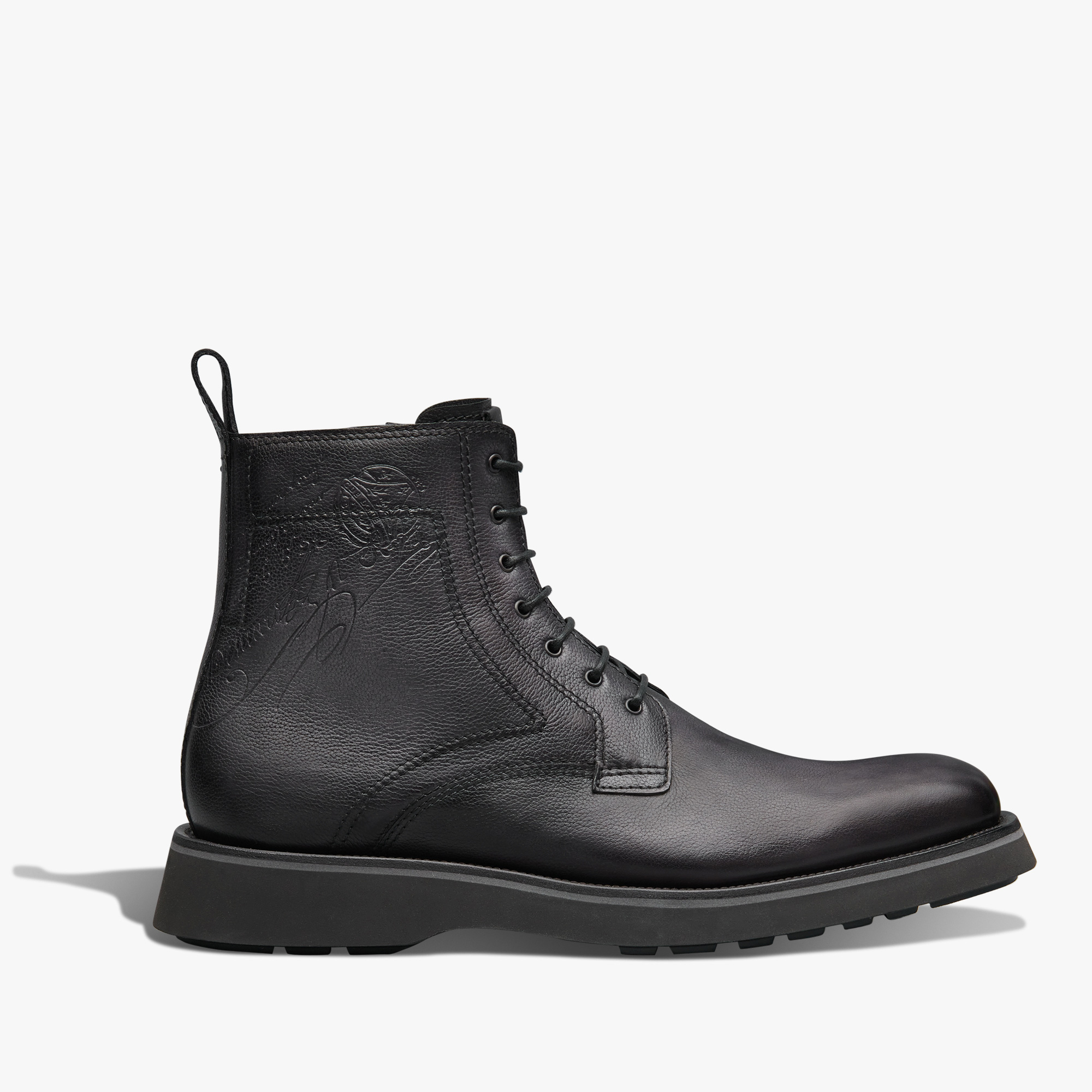 Alessio Scritto Leather Boot, NERO GRIGIO, hi-res