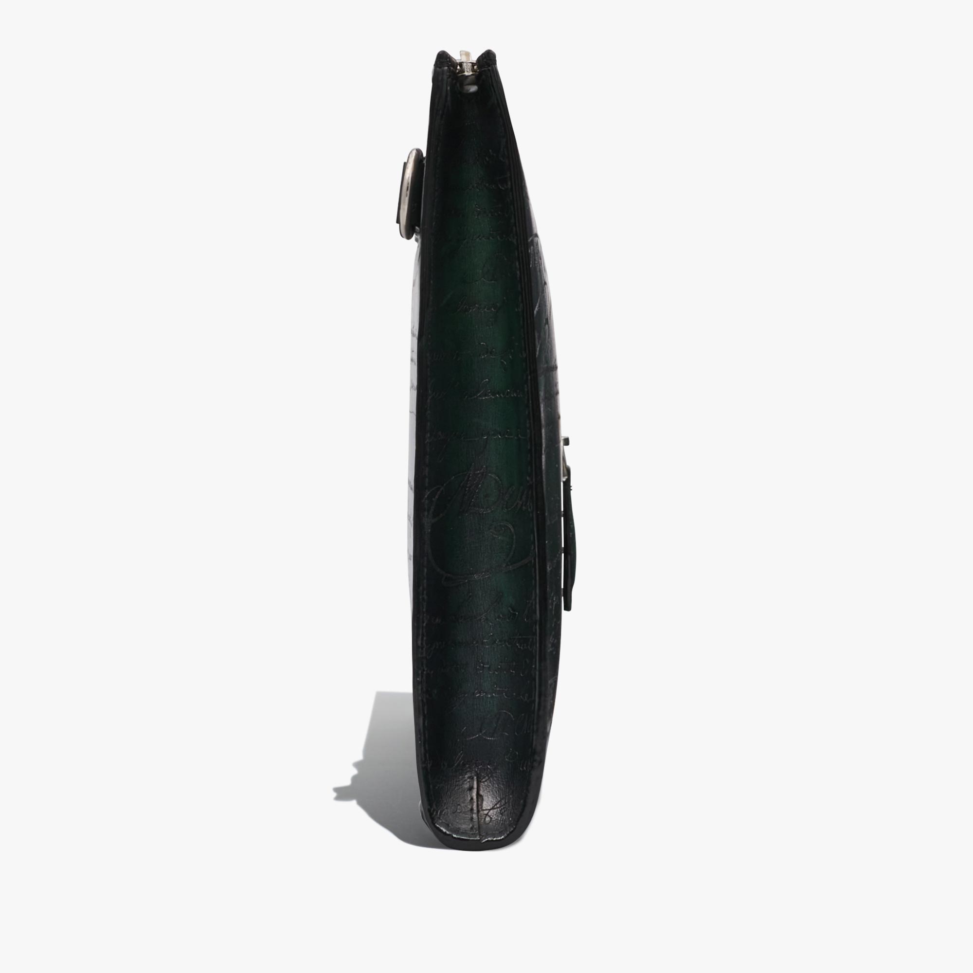 Nino Tgm Scritto Leather Clutch | Berluti SA
