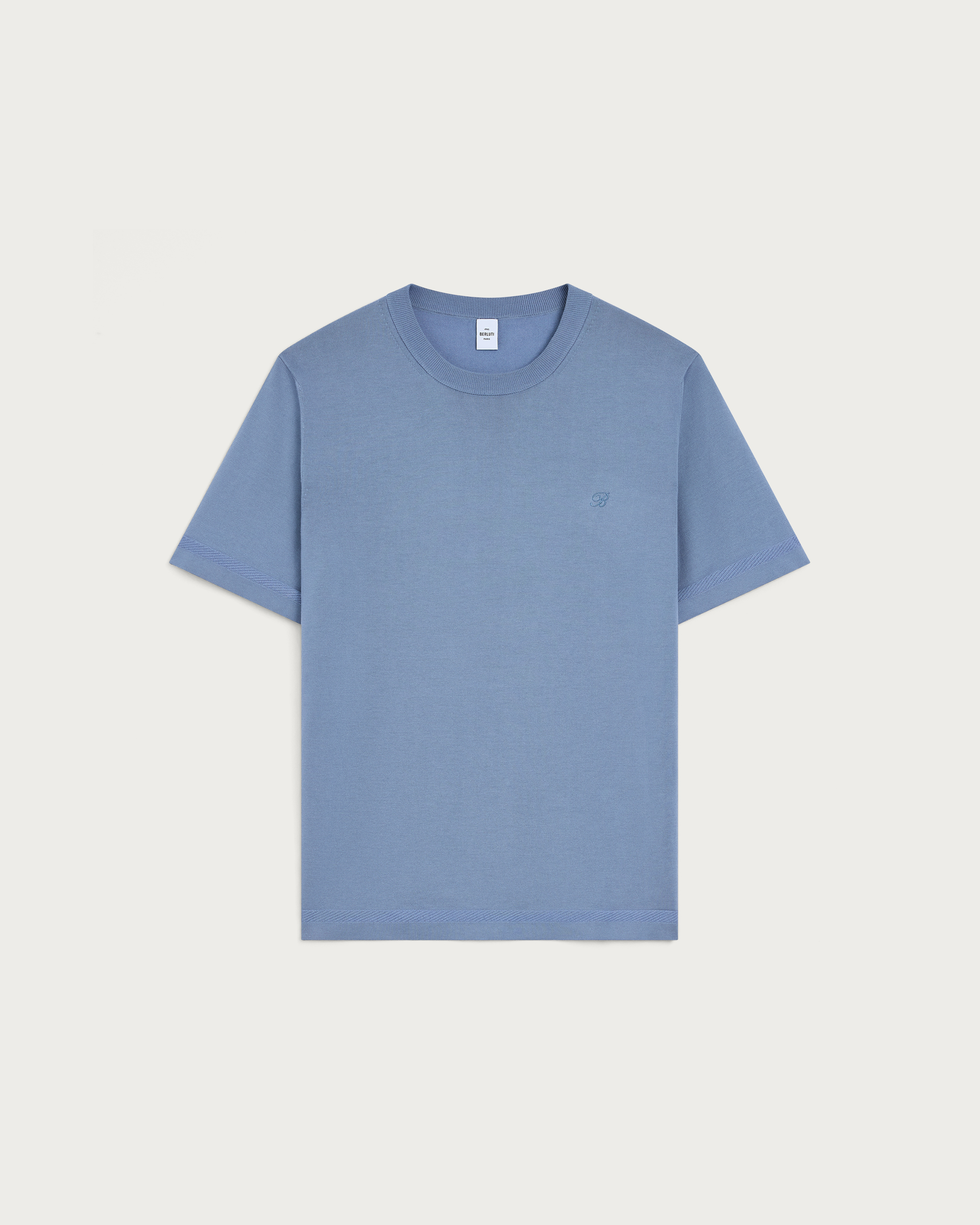 B-Thabor Embroidery Short-Sleeves Crewneck