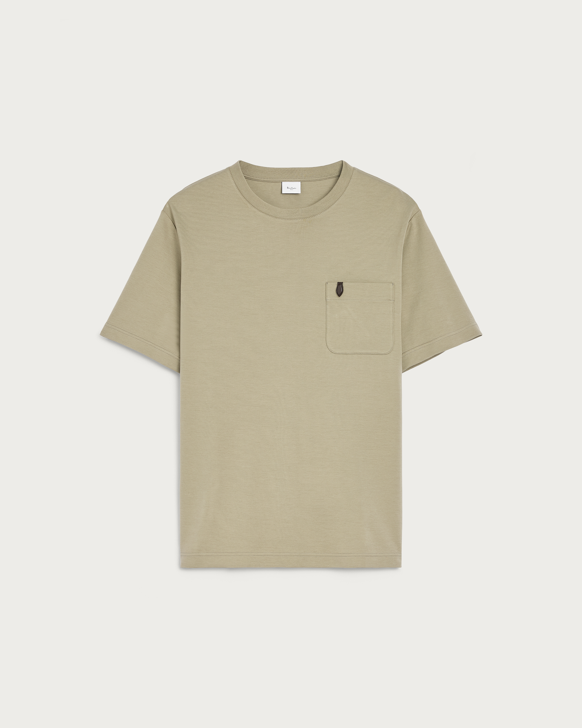 Pocket T-shirt with Leather Detail | Berluti ID