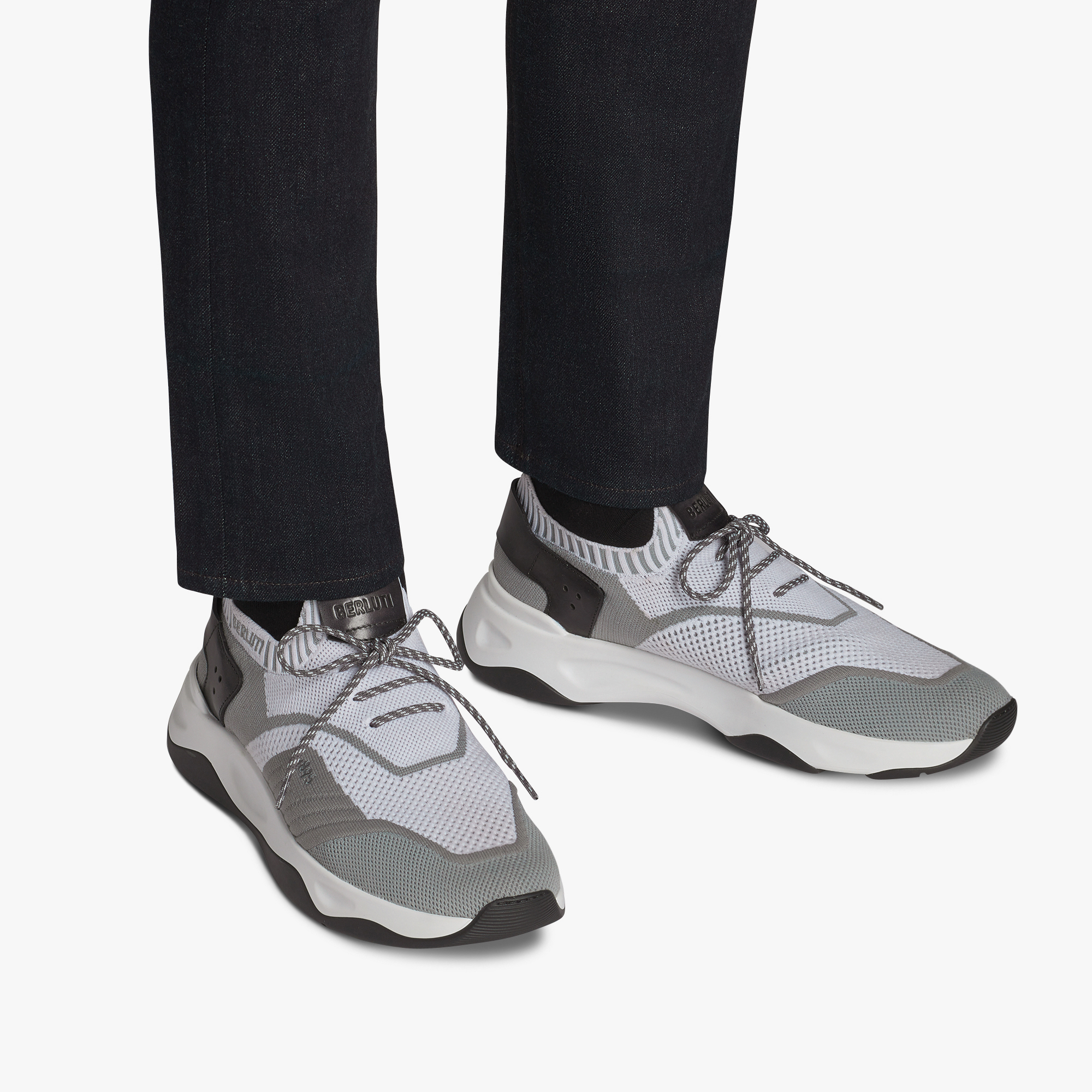 Berluti white sneakers on sale