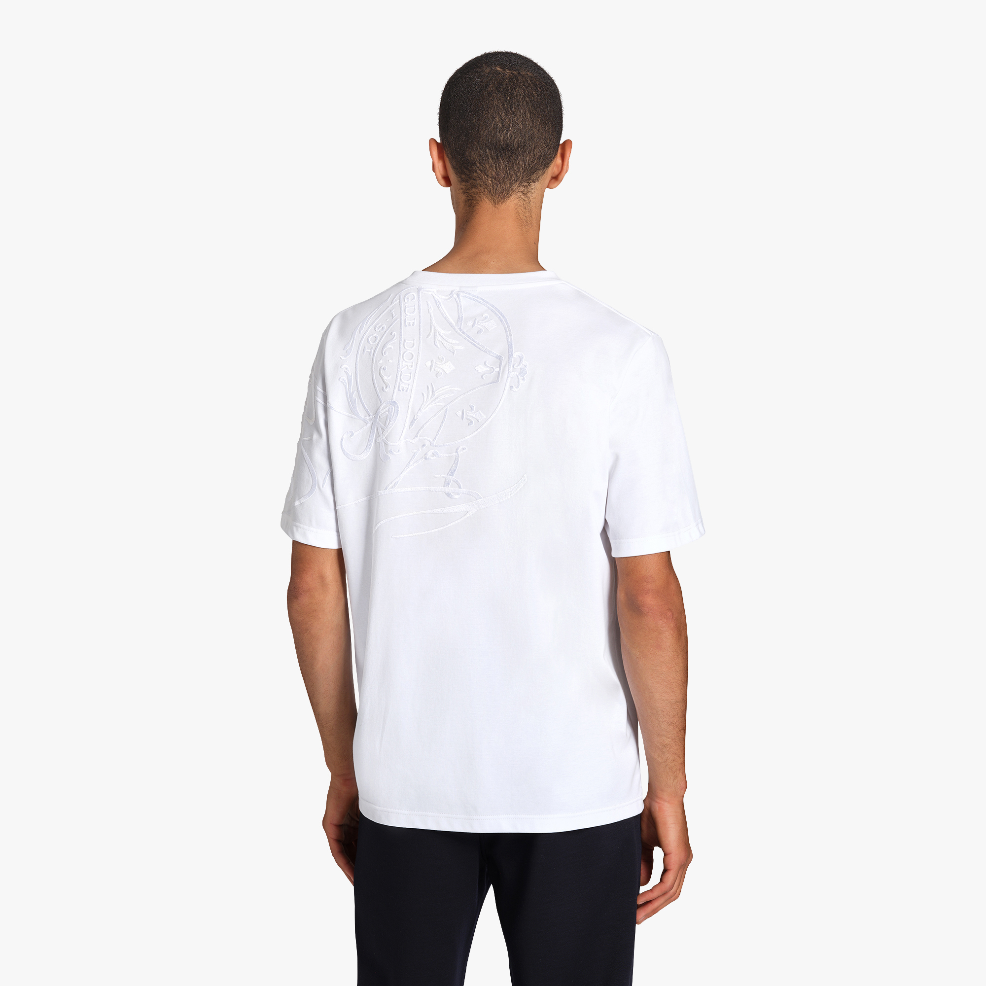 Berluti 半袖Tシャツ R24JRS93 レザーディテール ベルルッティ BERLUTI Berluti 半袖Tシャツ R24JRS93 レザー