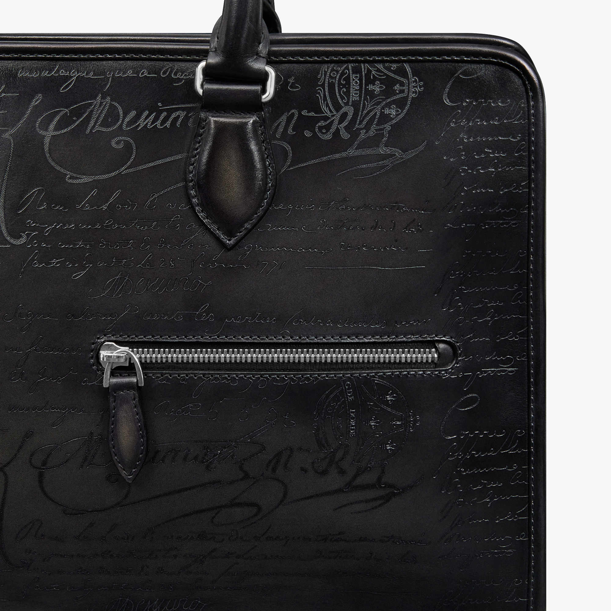 Un Jour Mini Scritto Leather Briefcase | Berluti US