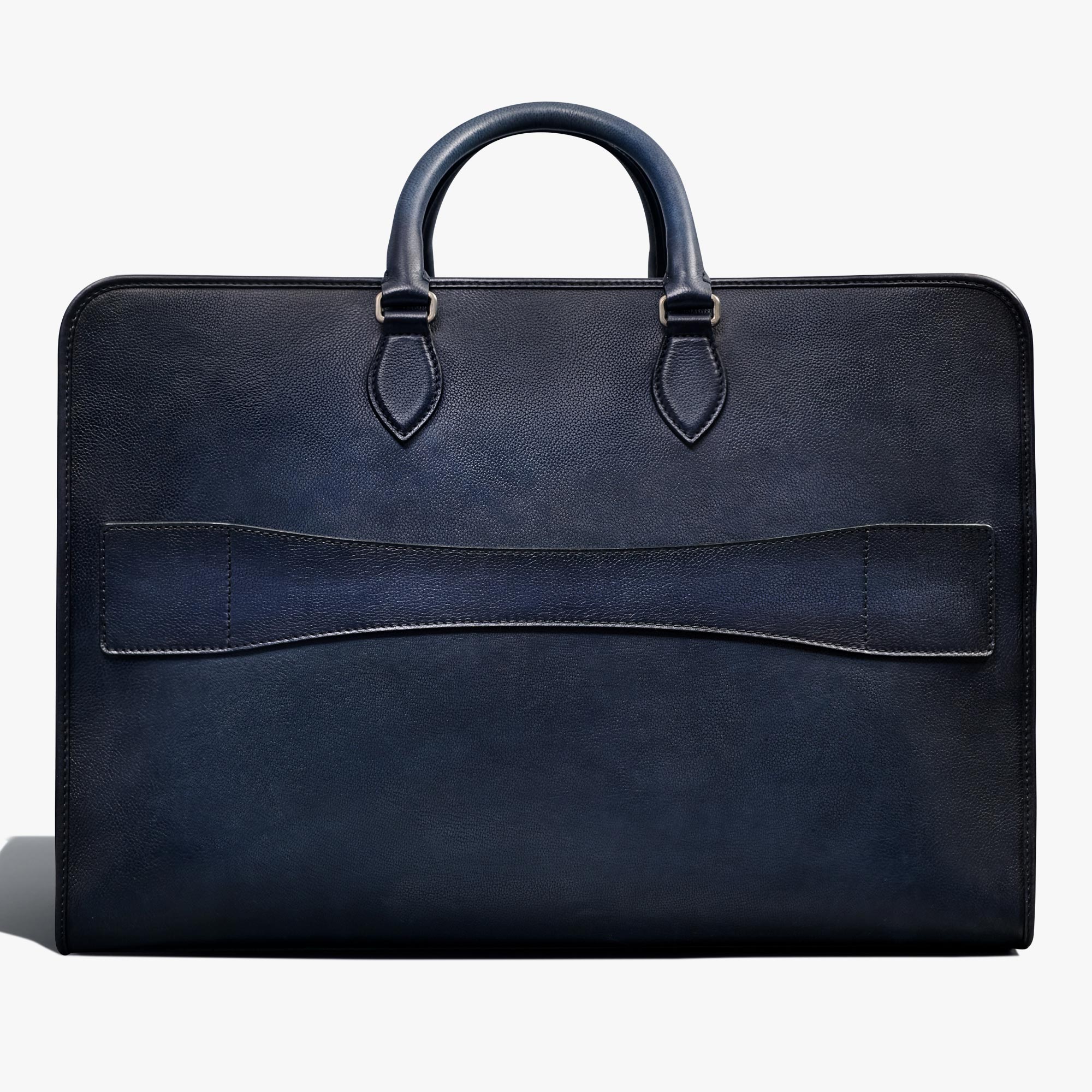 バッグ BERLUTI IN CASE Scritto Leather NylonBag Rosewood Scritto Leather Pouch | Berluti US