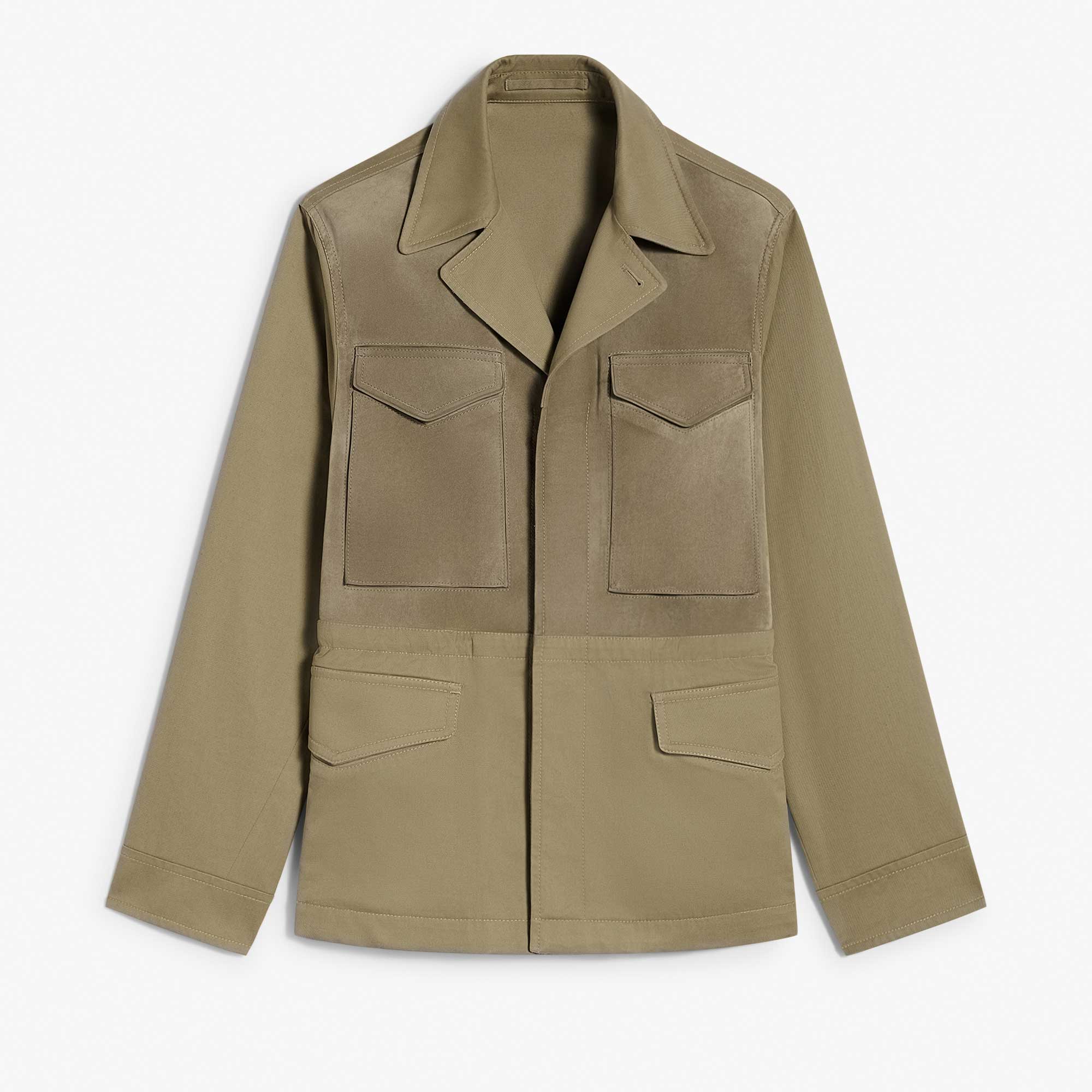 Two Materials Field Jacket
