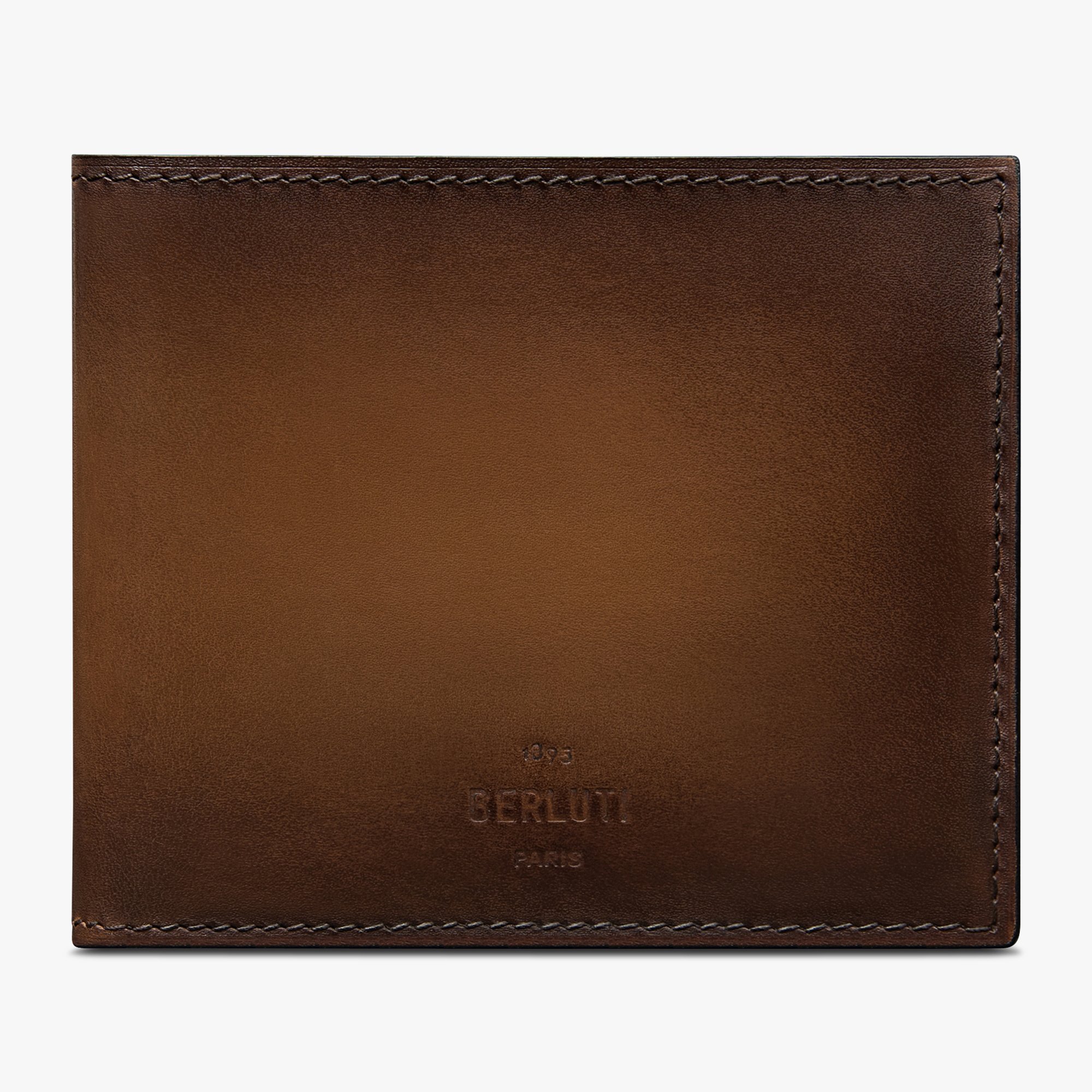 【在庫処分】 Slim Makore Leather US Berluti | Wallet Compact 折り財布