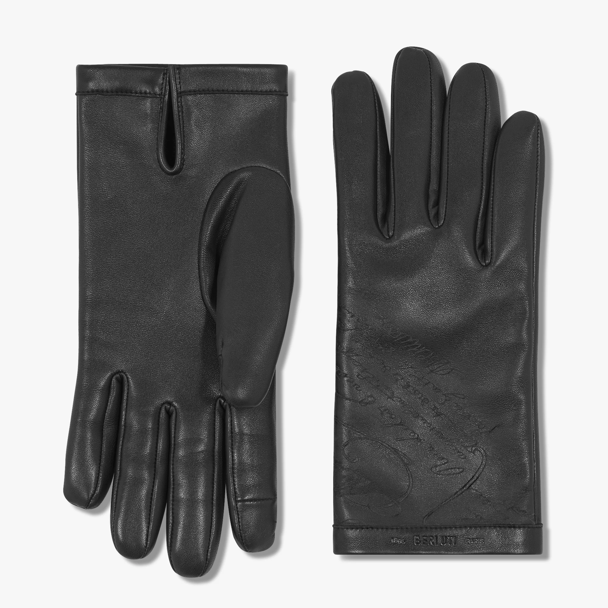 lv leather gloves