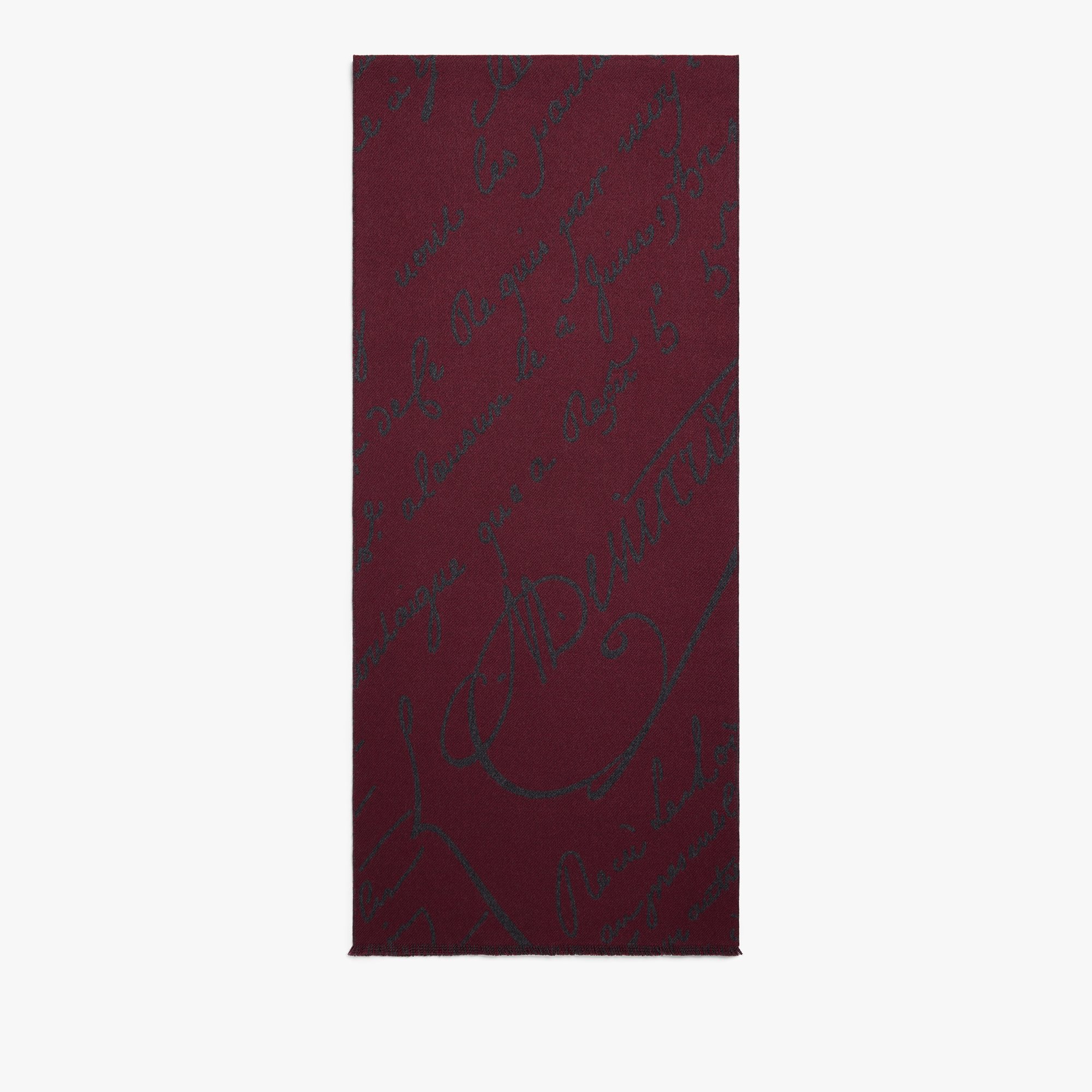Scritto Scarf, NERO BORDO, hi-res