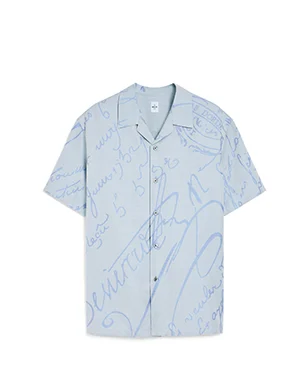 Tシャツ・カットソー Berluti SS25 'Marbeuf Scritto' shirt (R28HCS43003 25F) R28HCS43-003_marbeuf-scritto-